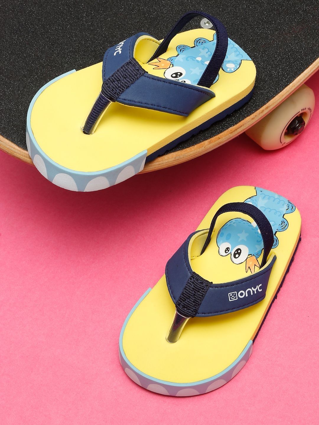 ONYC Unisex Kids Printed Thong Flip-Flops-picture-41