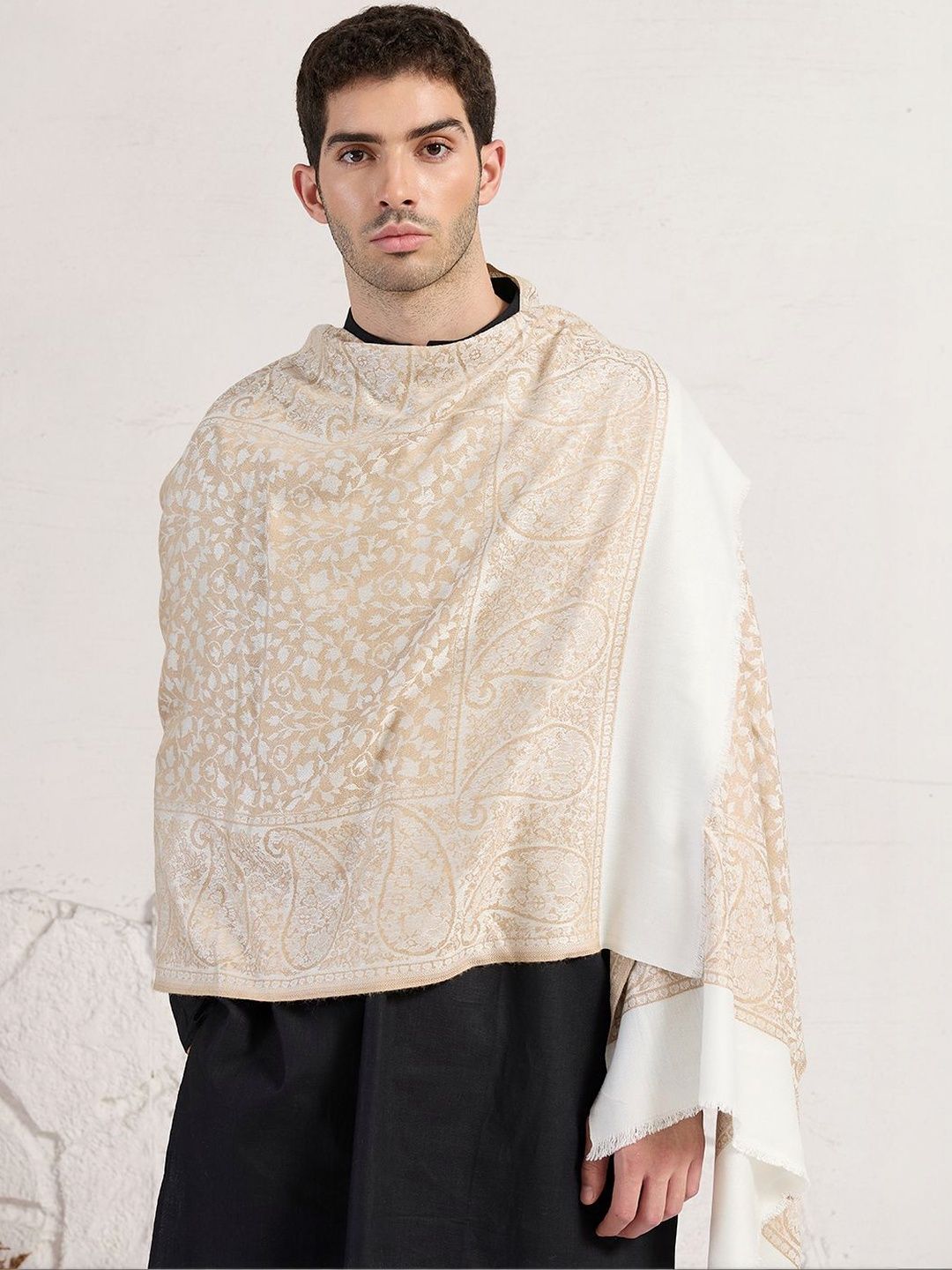 WEAVERS VILLA Men Merino Wool Mufflers-picture-13
