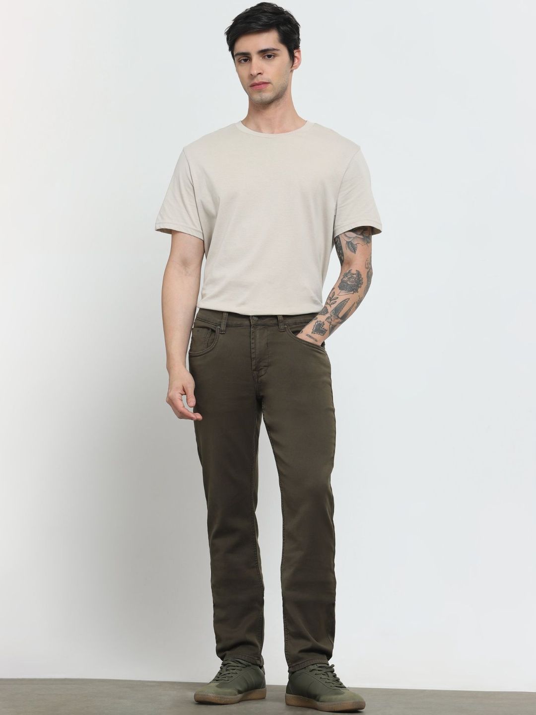 Mufti Men Slim Fit Mid-Rise Stretchable Jeans-picture-24