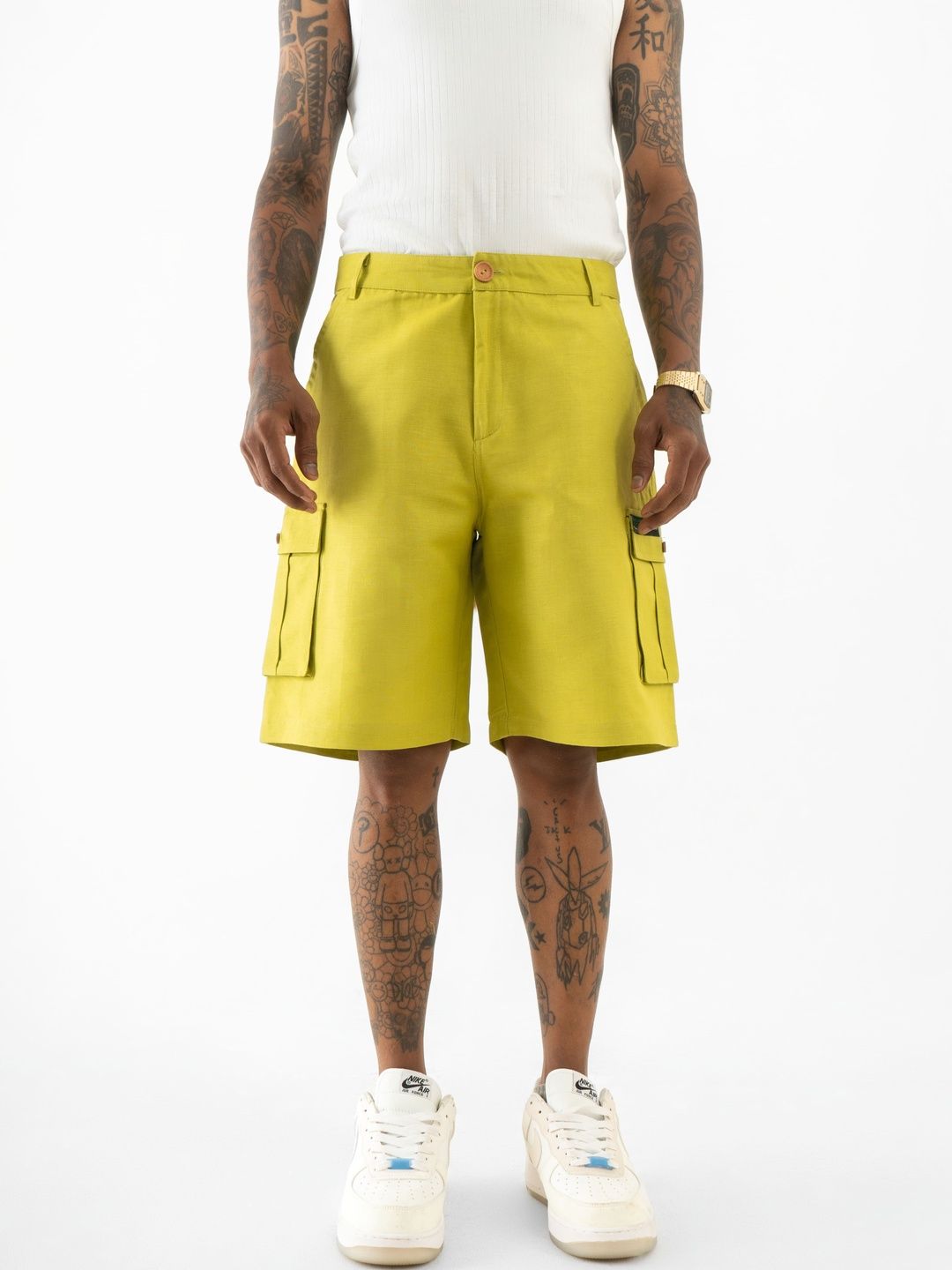 Cannabie Men Cargo Shorts-picture-39