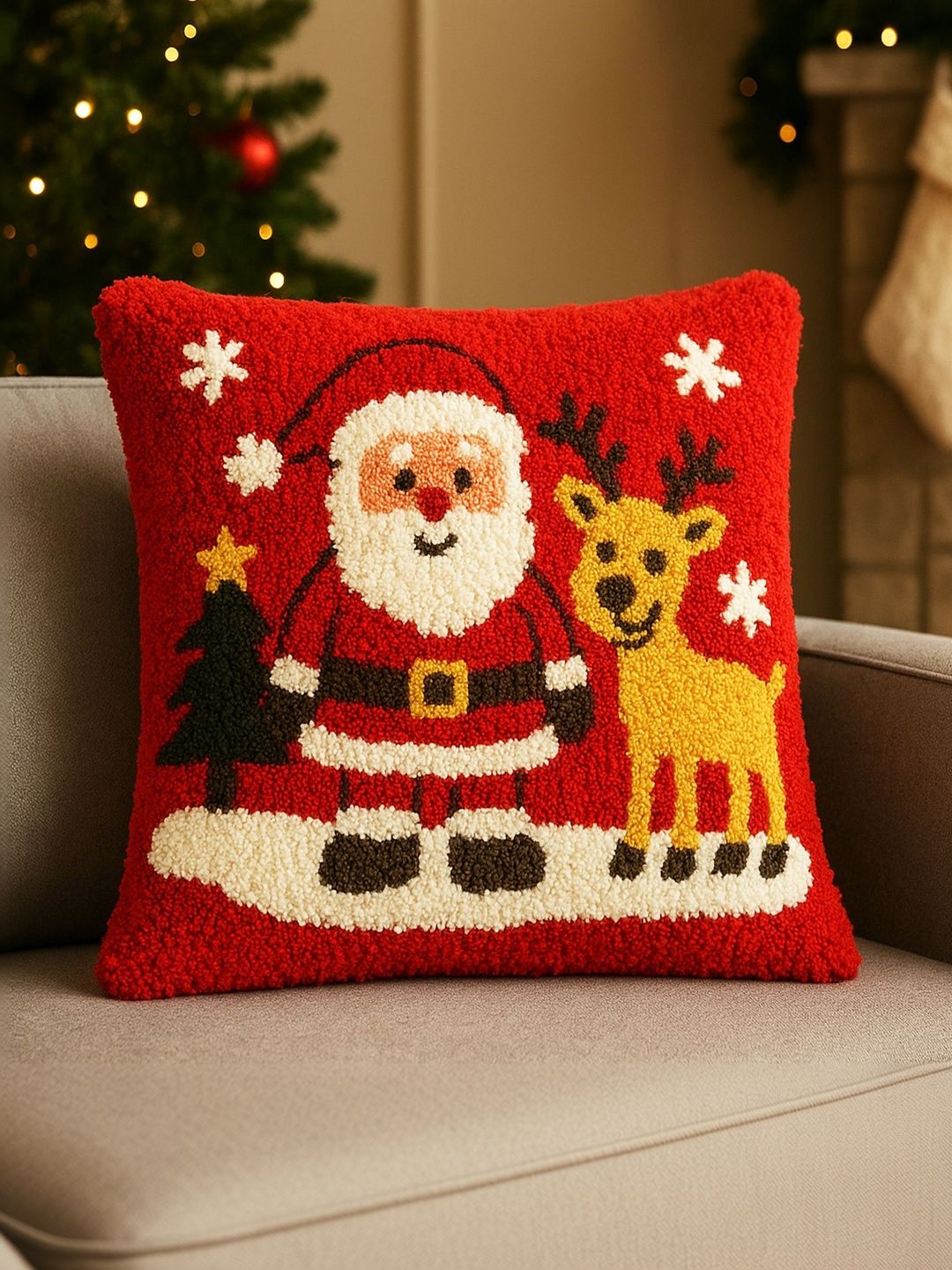 ANA Red & White Square Cushion Covers-image-39