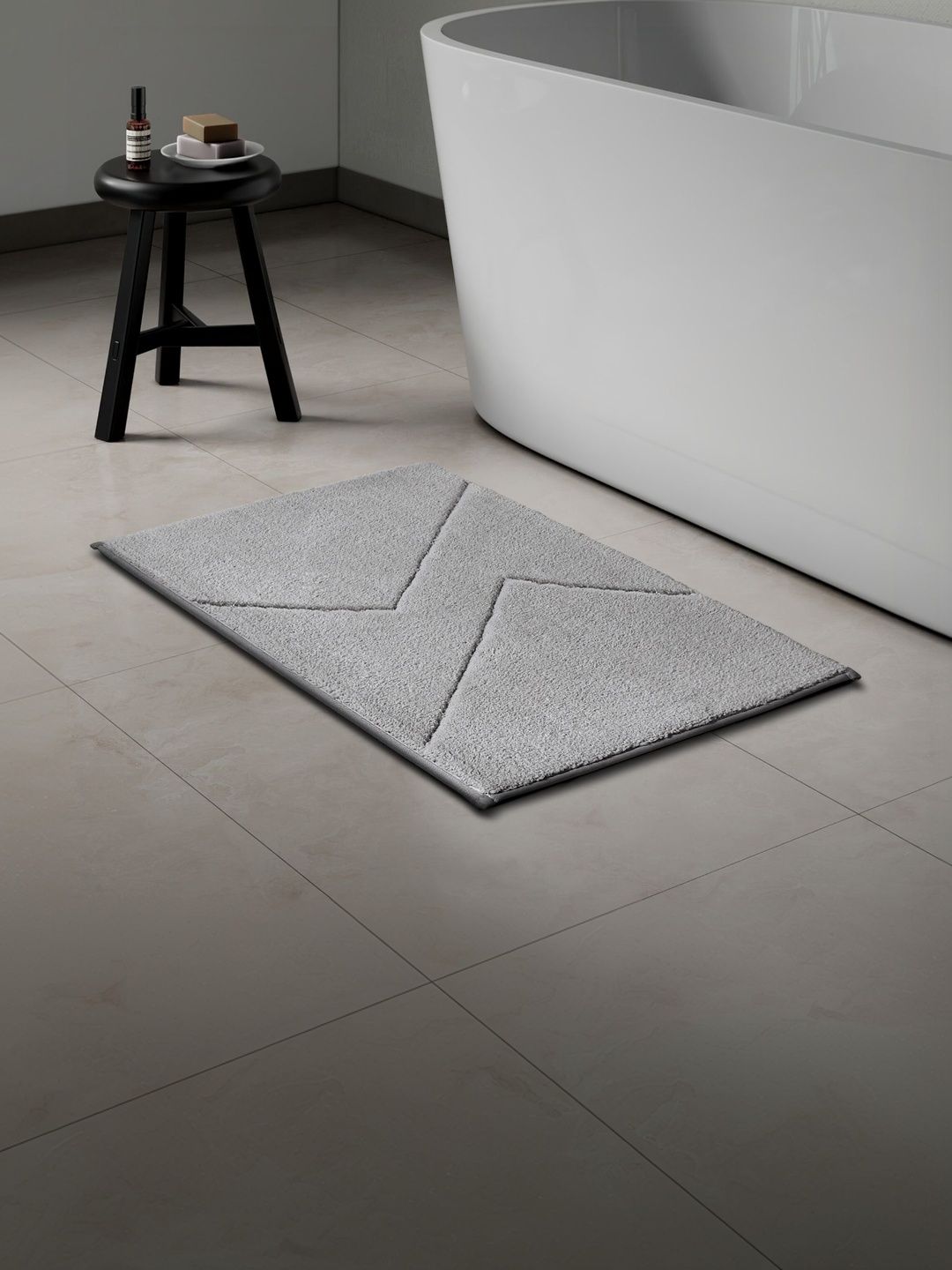 SPACES Grey Swift Flow Soft Tuffled Bath Mat-picture-10