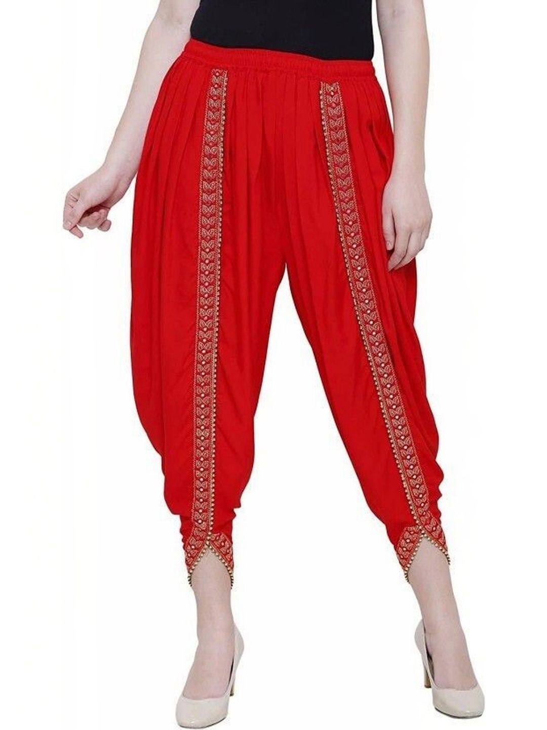 MIXFIT Women Straight Fit Printed Dhoti Pants-picture-35