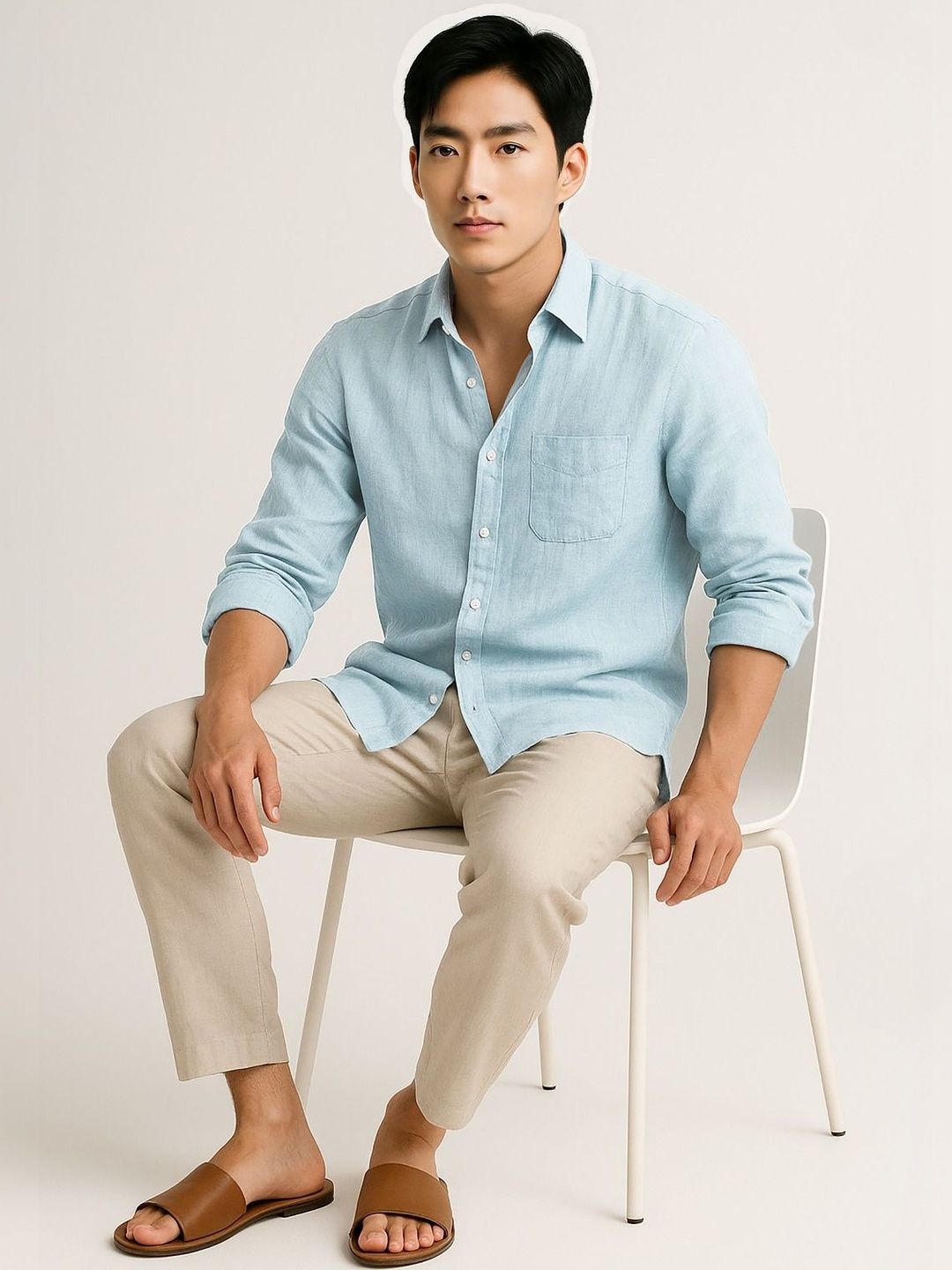 MISCHIEF MONKEY Men Classic Casual Shirt-picture-28