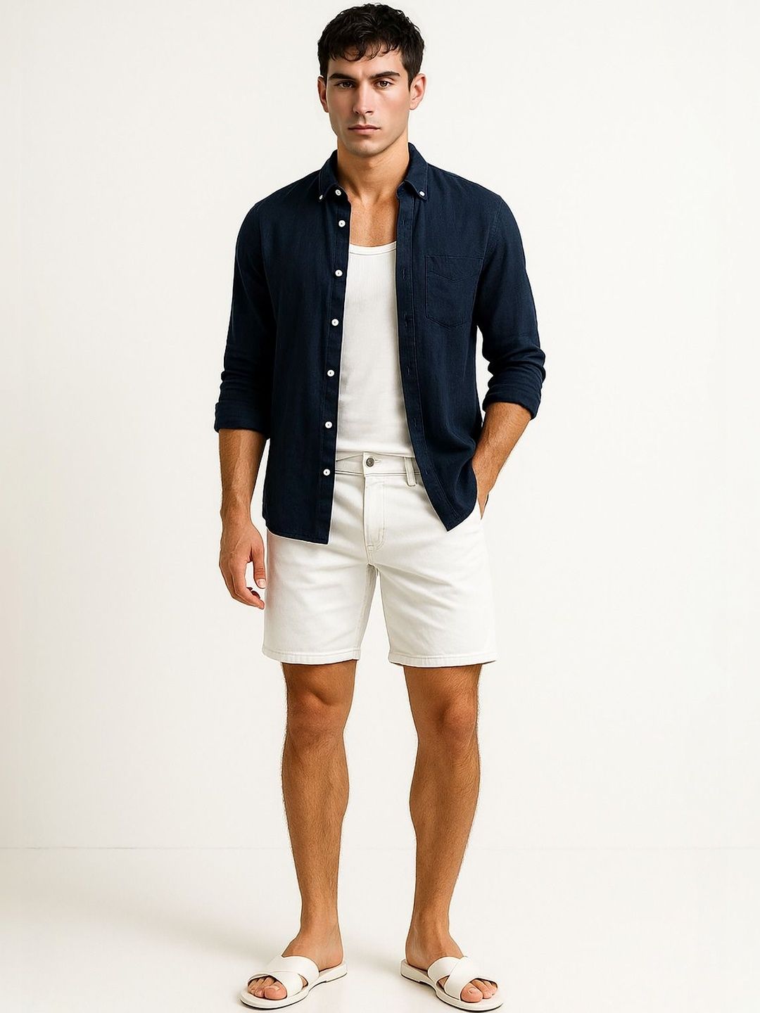 MISCHIEF MONKEY Men Classic Casual Shirt-picture-29