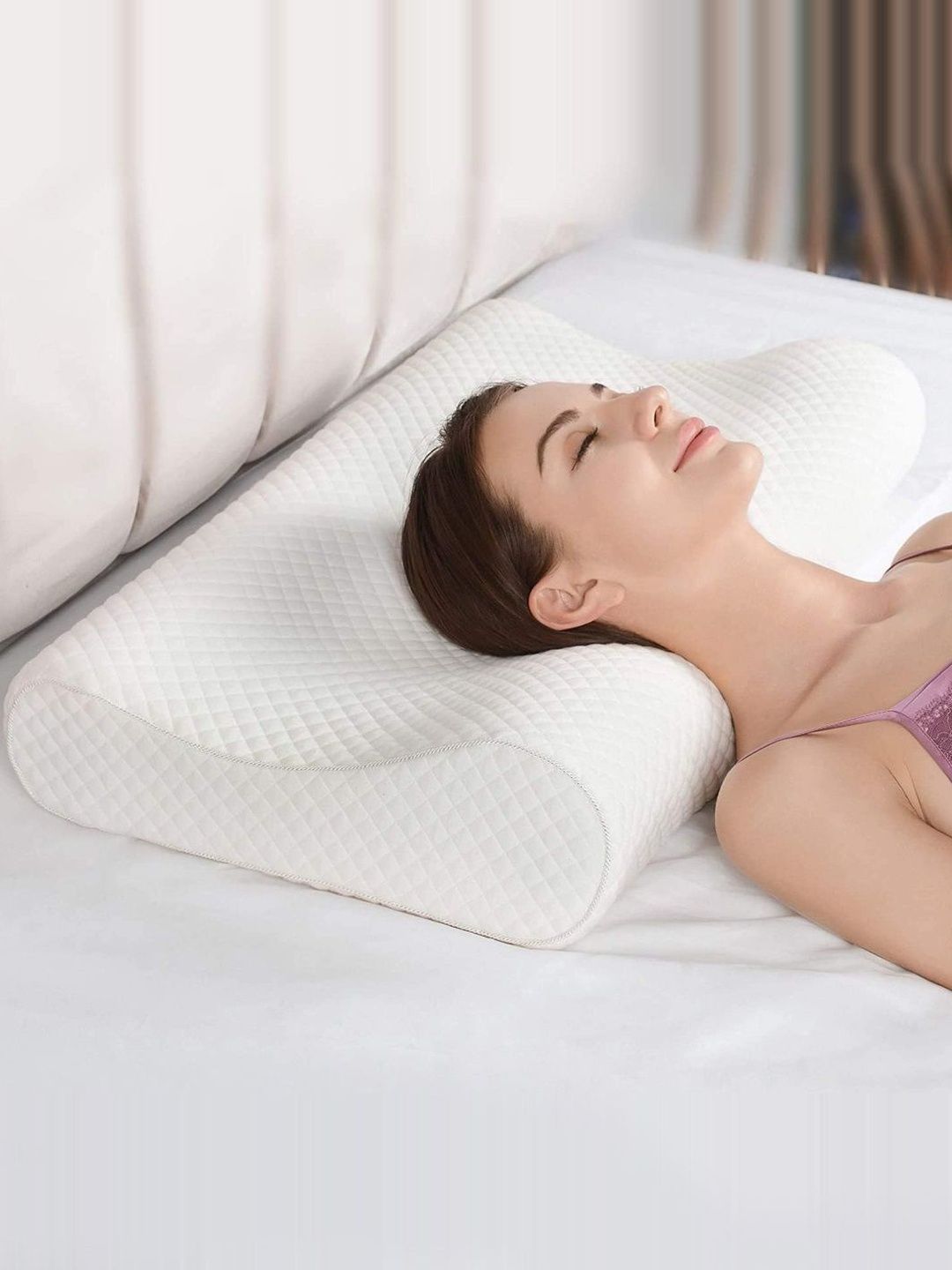 CATRON White Polycotton Breathable Pillow-picture-26