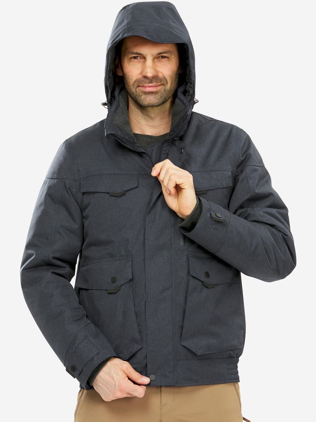 Decathlon Winter Hiking Snow & Waterproof Hooded Jacket-picture-56