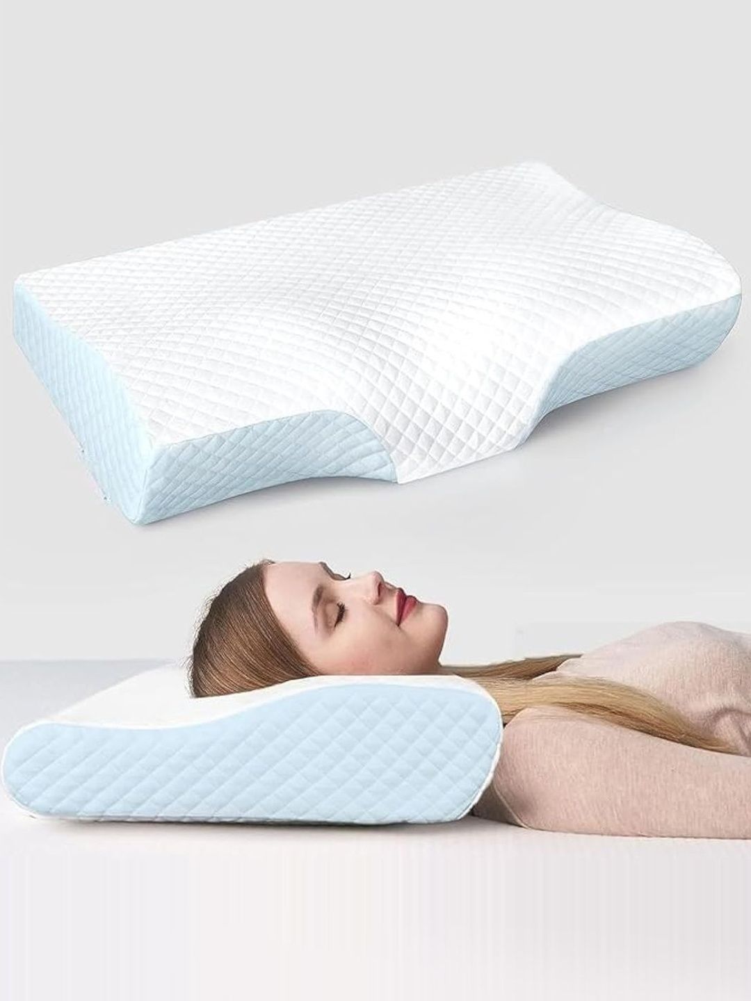 CATRON White Polycotton Breathable Pillow-image-16