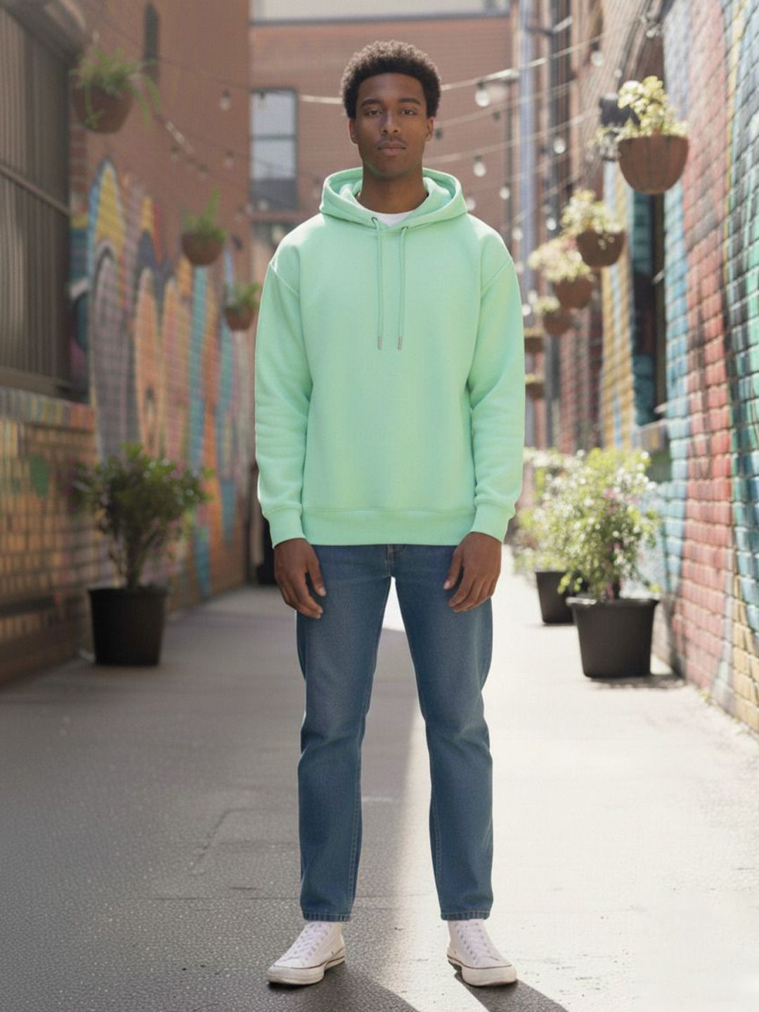 Mast & Harbour Men Hooded Sweatshirt-picture-32