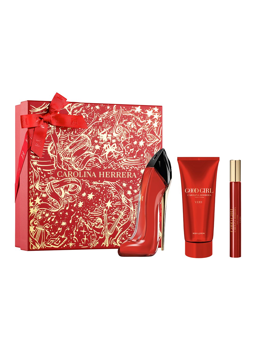 Carolina Herrera Very Good Girl Set - EDP 80ml + Body Lotion 100ml + Megaspritzer 10ml-picture-32