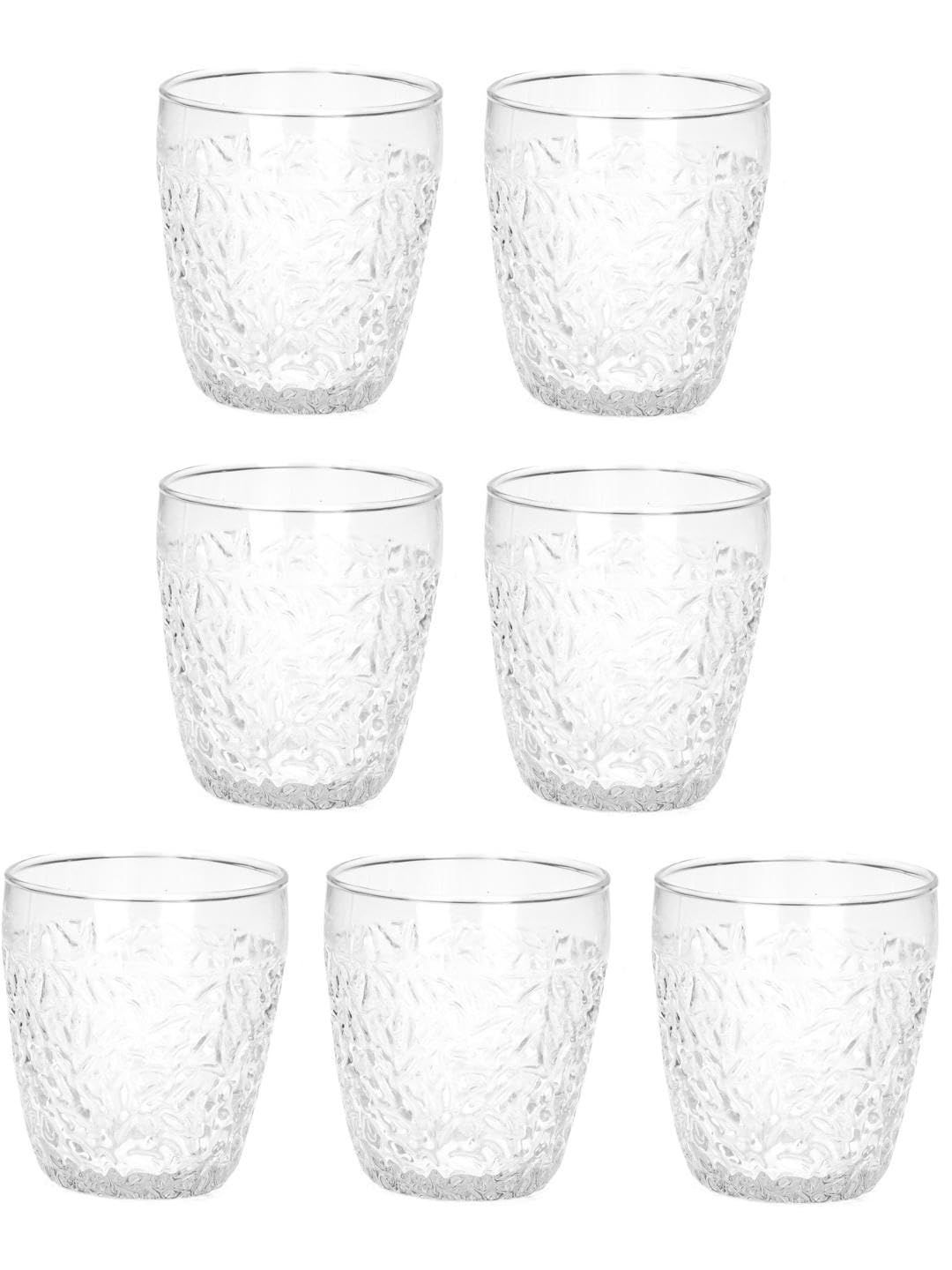 1ST TIME Set of 7 Transparent Glass Water Glasses 200 Ml-picture-10