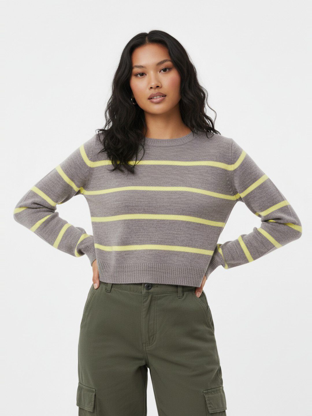 glitchez Horizontally Striped Pullover-picture-57