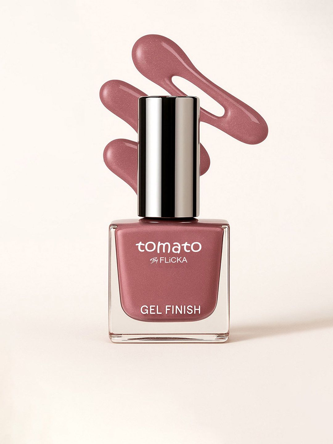 FLiCKA Tomato Nail Paint Gel Finish, High Shine & Luxurious Finish Shade No - 27-picture-45