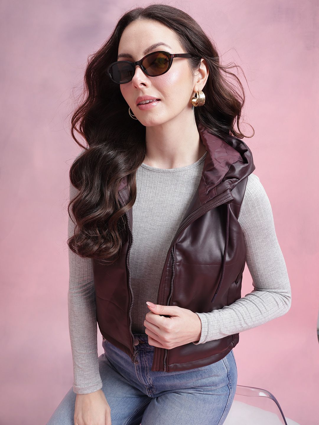 DressBerry Padded Hooded Jacket-picture-11