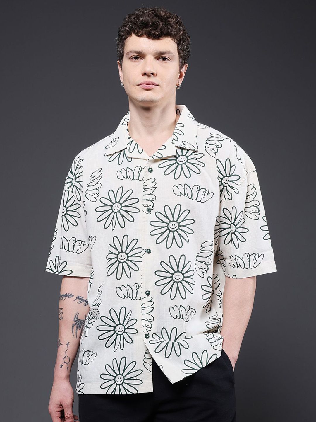 PRONK Men Standard Printed Casual Shirt-picture-25