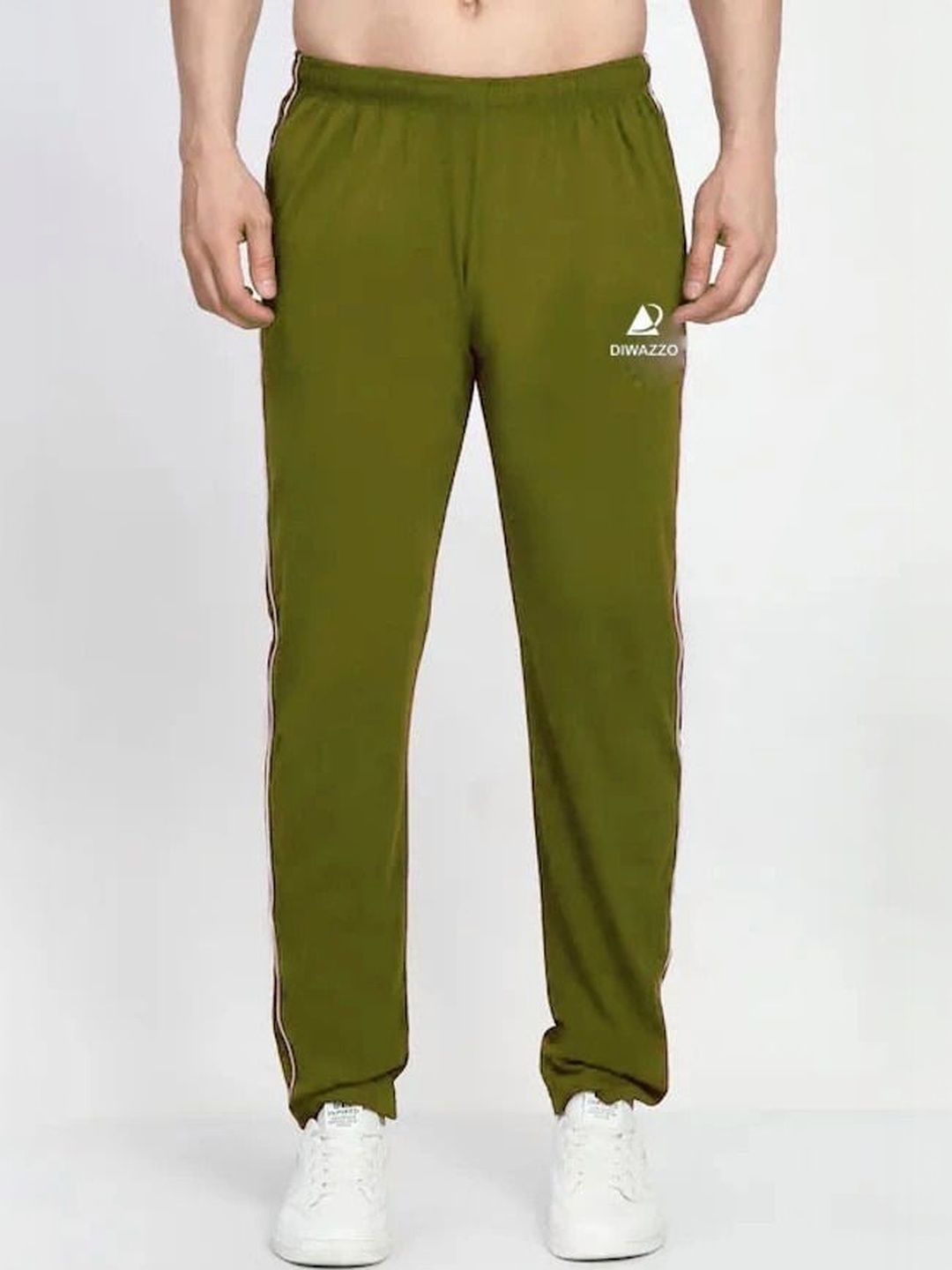 Diwazzo Men Cotton Mid-Rise Track Pants-picture-21