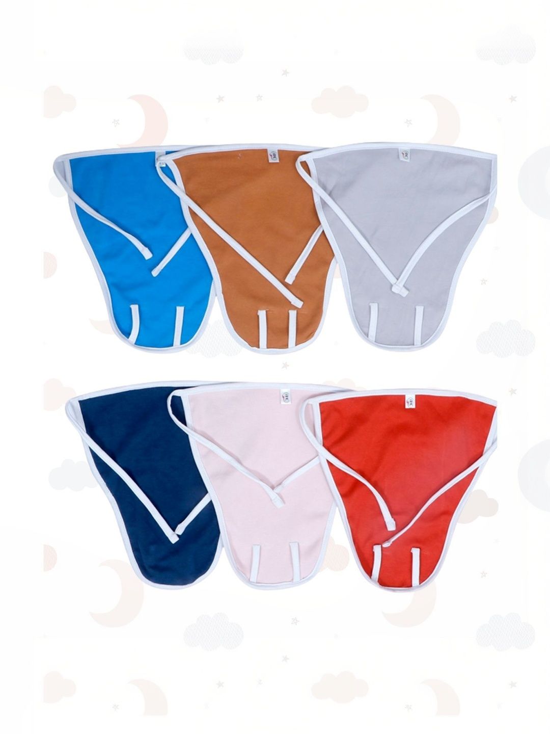 ahc ZIKKU Set Of 6 Kids Cotton Washable Nappy-picture-11