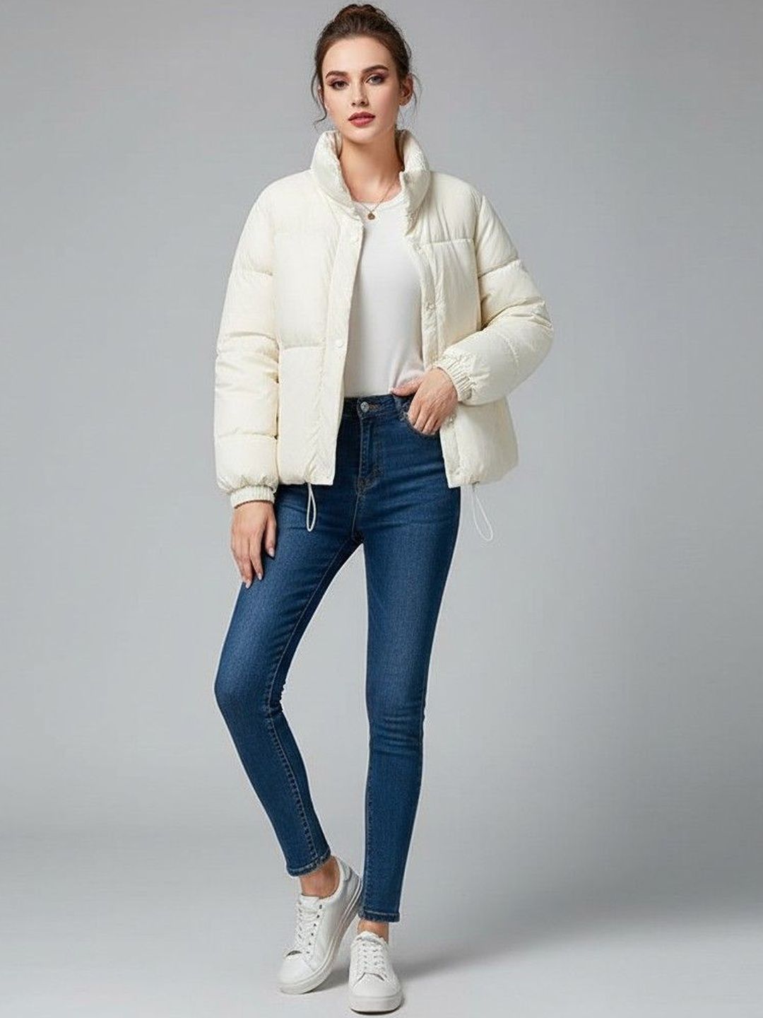 Mast & Harbour Women Lightweight Puffer Jacket-picture-35