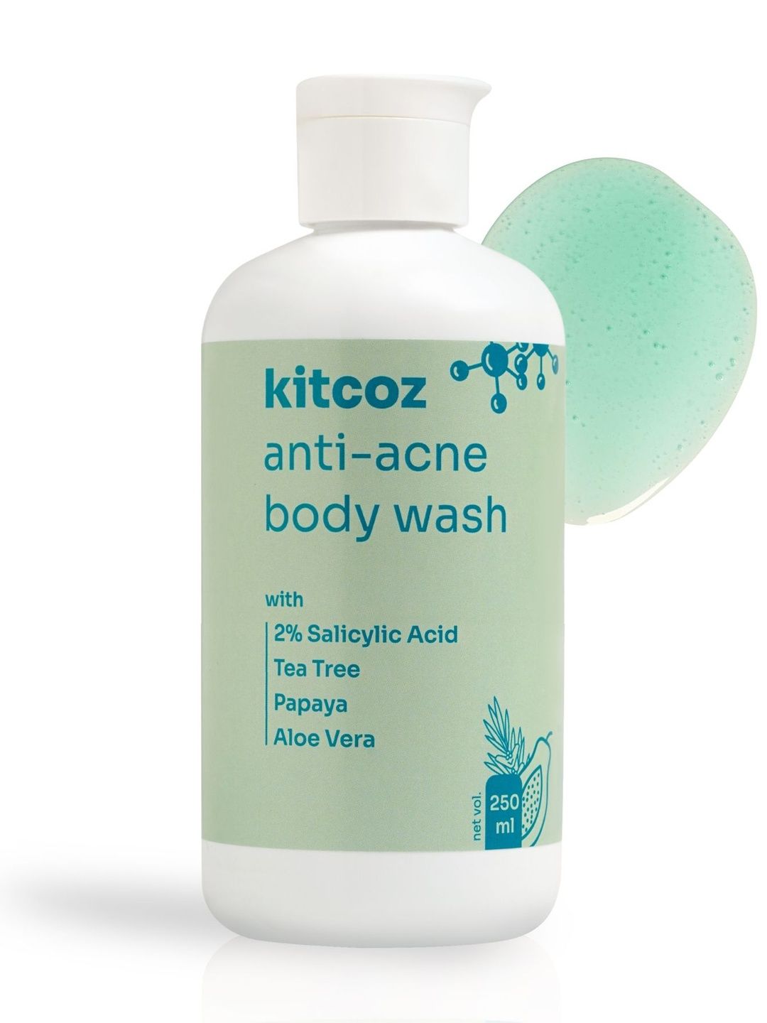 Kitcoz 2% Salicylic Acid Body Wash For Acne - 250 ml-picture-13