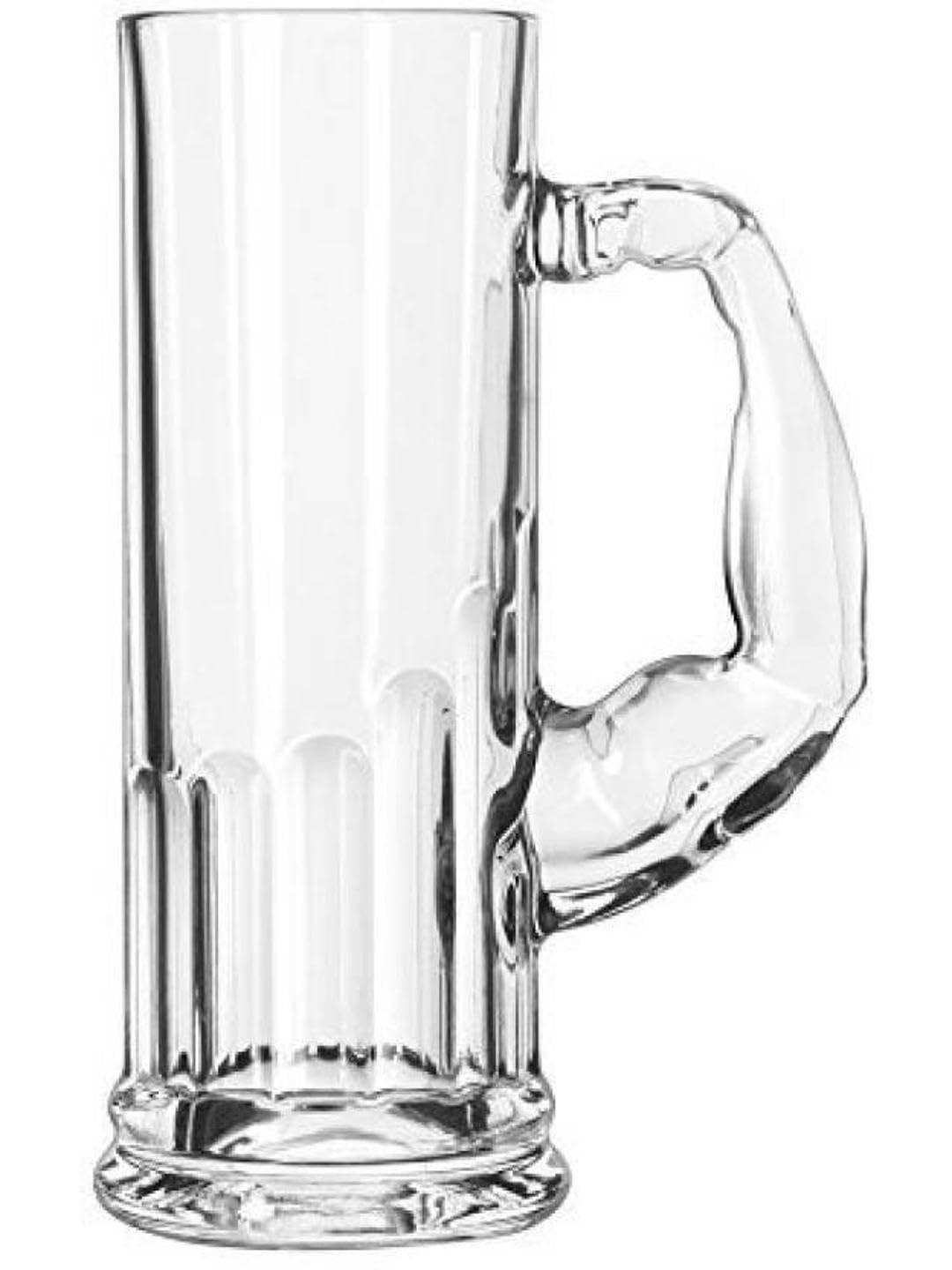 1ST TIME Set of 6 Transparent Glass Beer Glass-picture-13