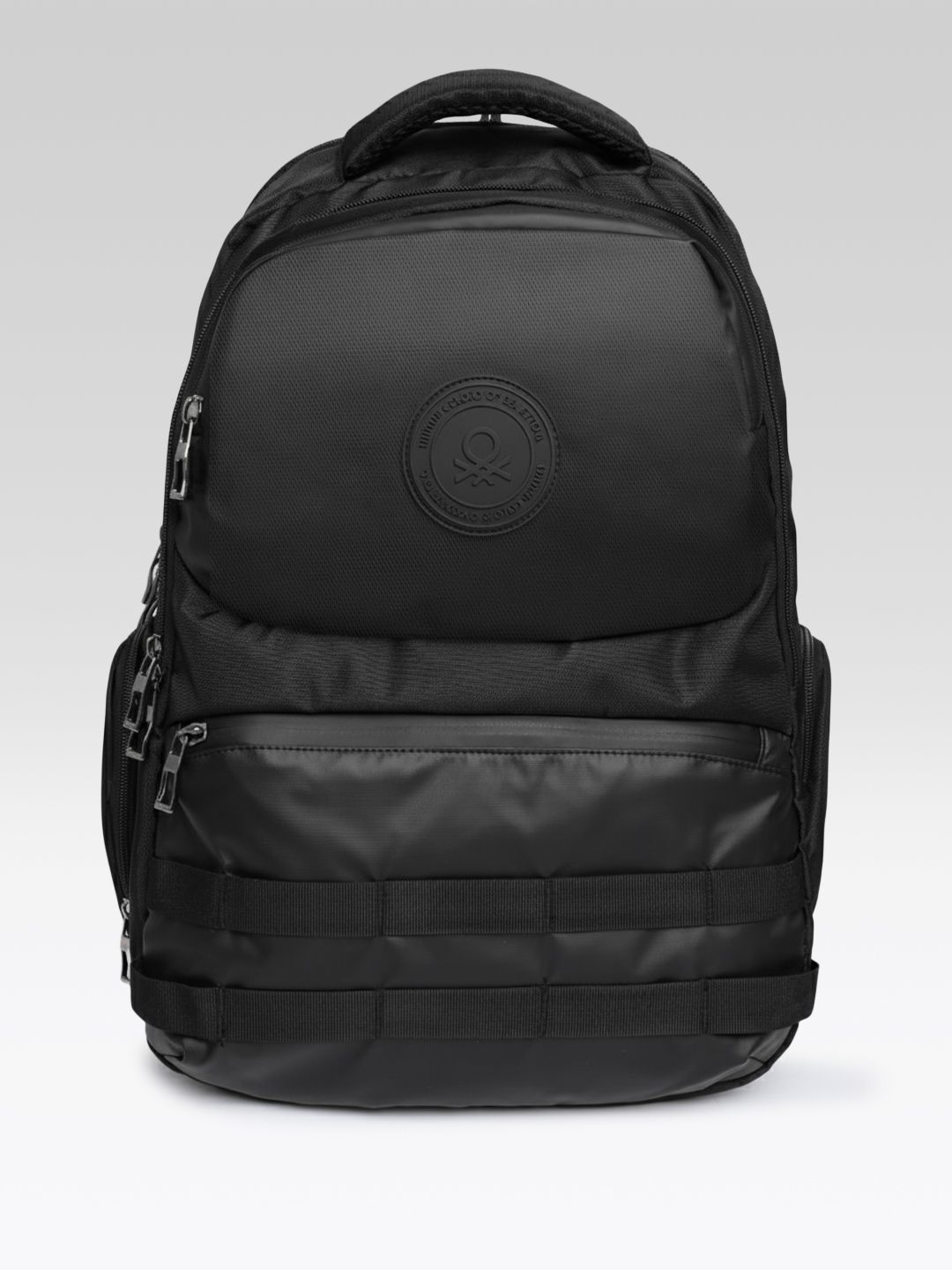 United Colors of Benetton Men Laptop Backpack with Daisy Chains - 27 L-picture-20