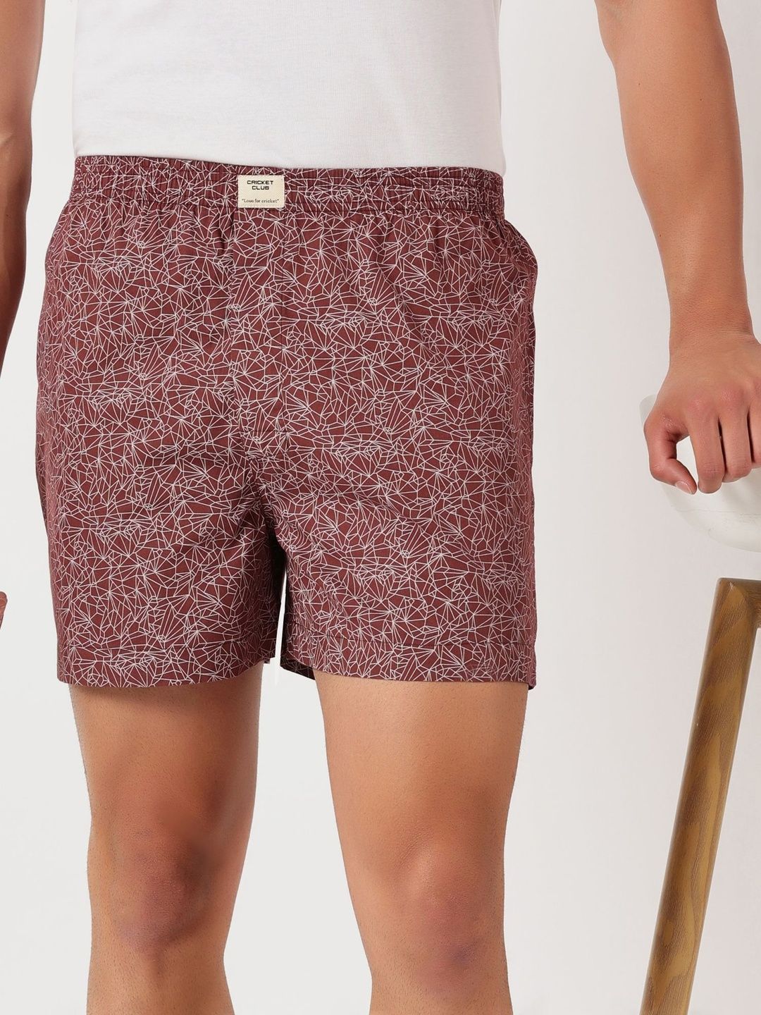 Thomas Scott Men Pack Of 3 Printed Pure Cotton Boxers-picture-19