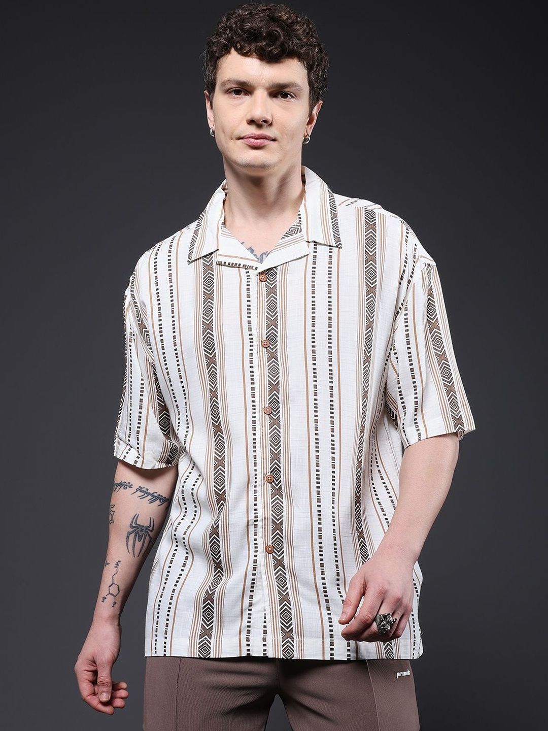 PRONK Men Standard Printed Casual Shirt-picture-30