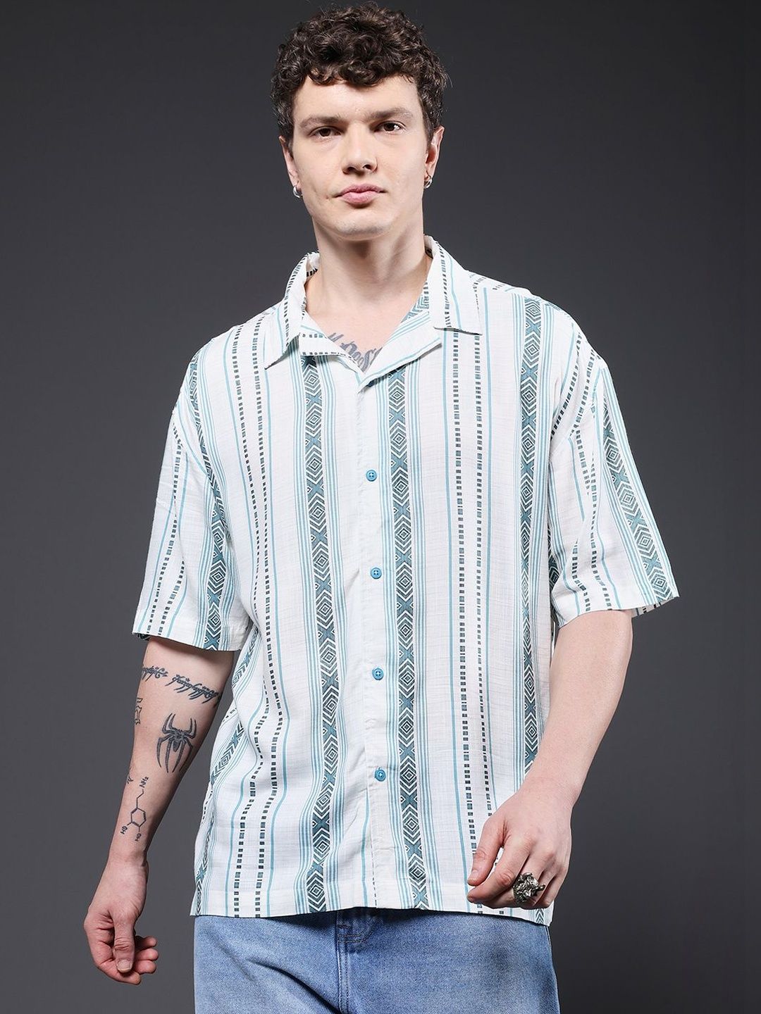 PRONK Men Standard Printed Casual Shirt-picture-27