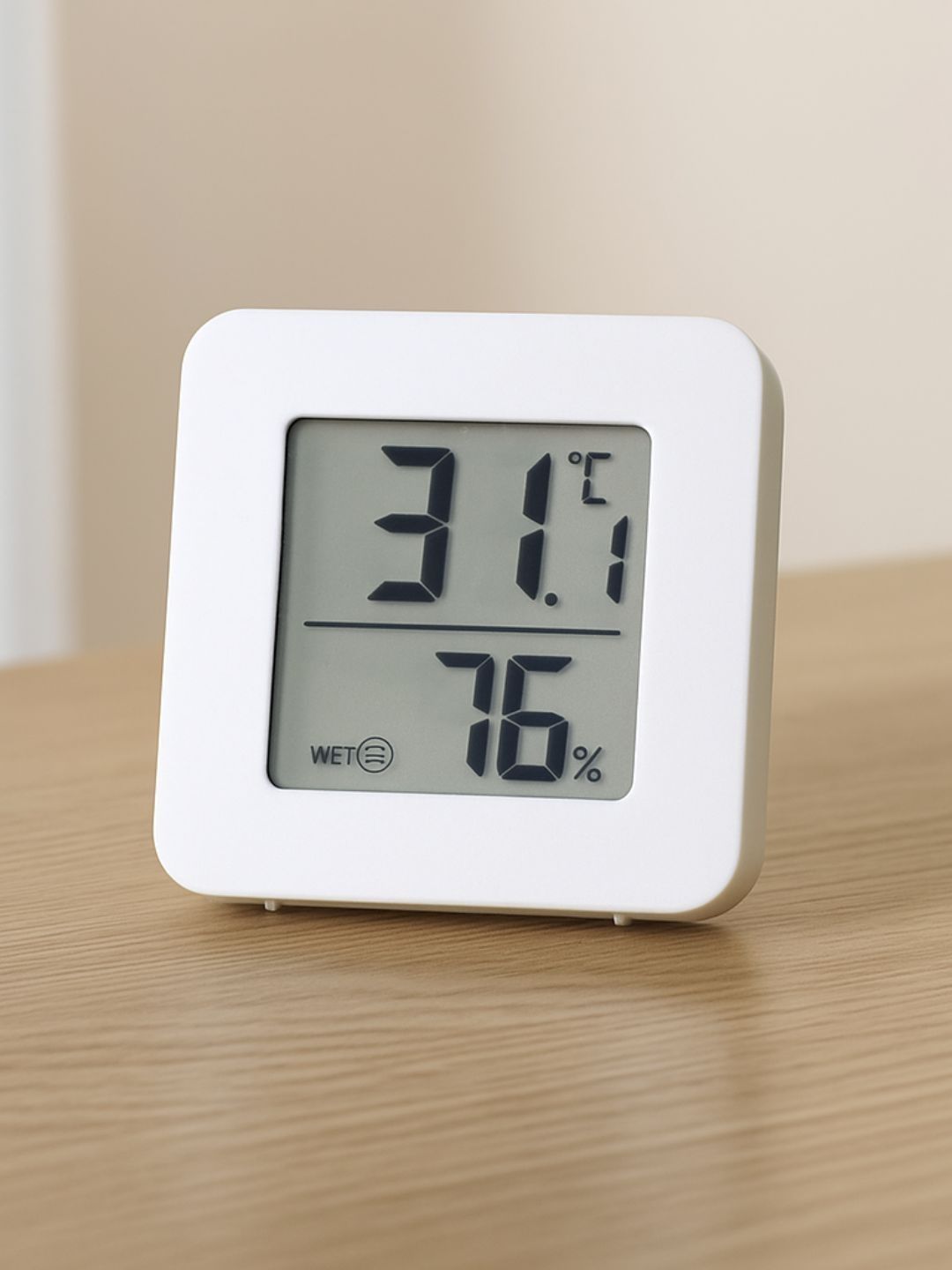 TASKHOUSE White Digital Temperature and Humidity Meter with LCD Display-image-9