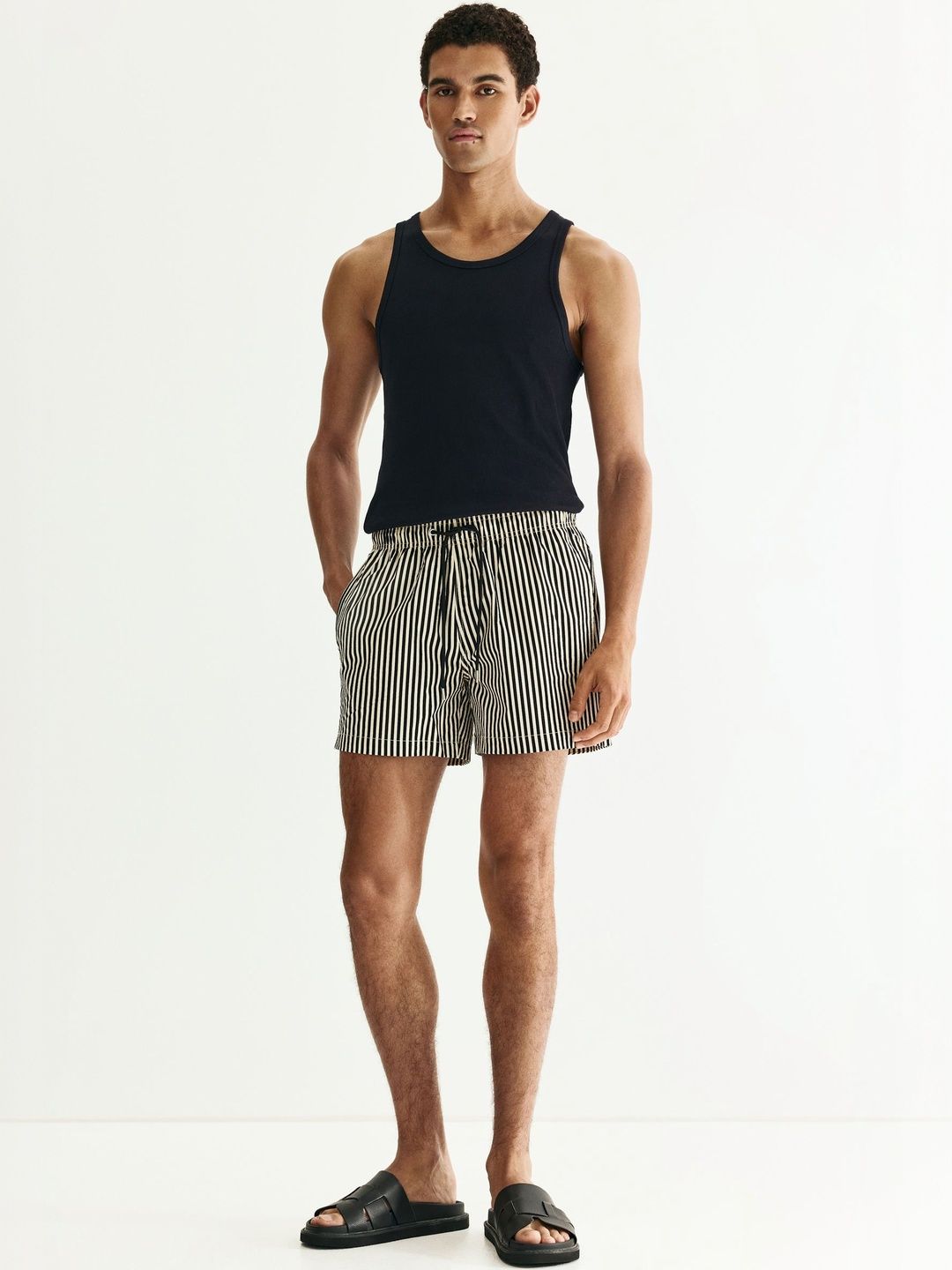 H&M Seersucker Swim Shorts