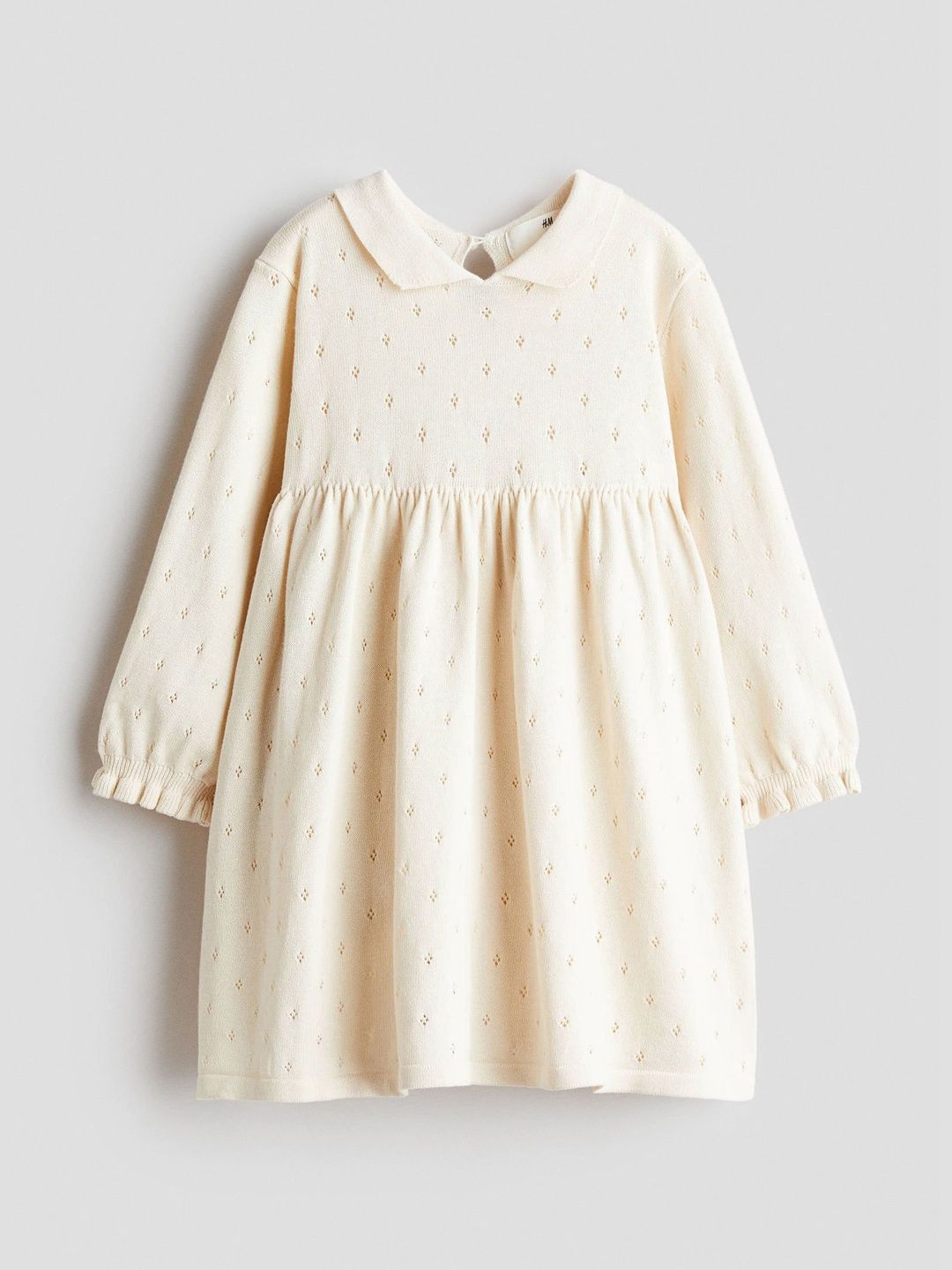 H&M Girls Collared Pointelle-Knit Dresses-picture-39