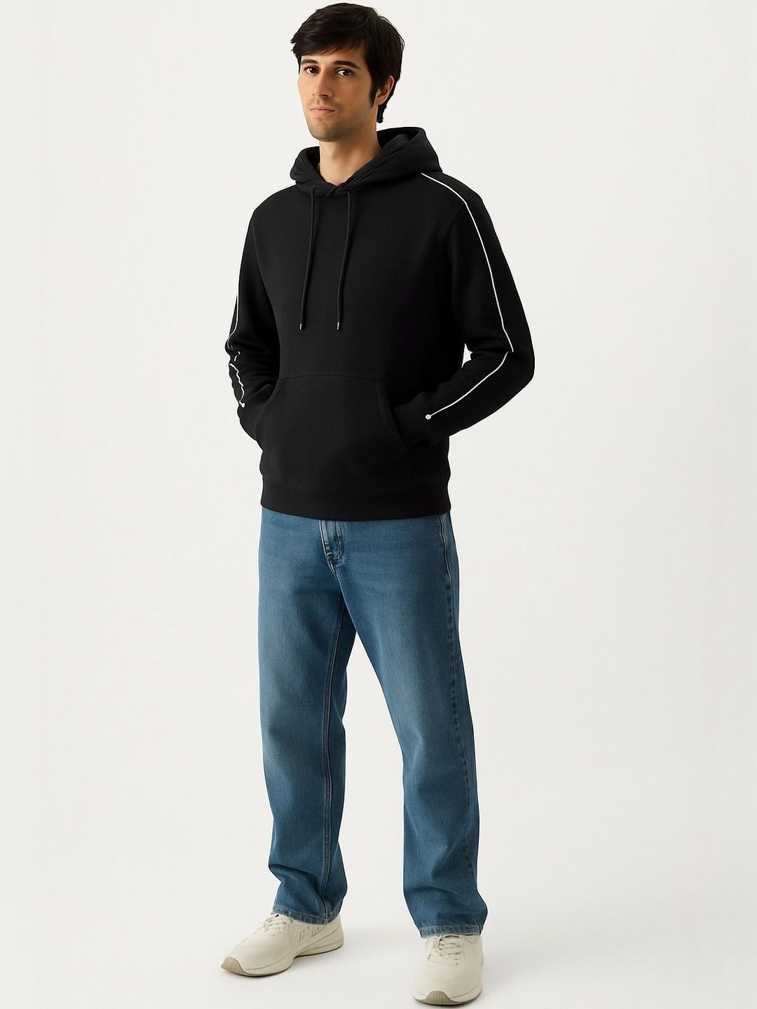 MOHICANS Men Colourblocked Hooded Sweatshirt-picture-53