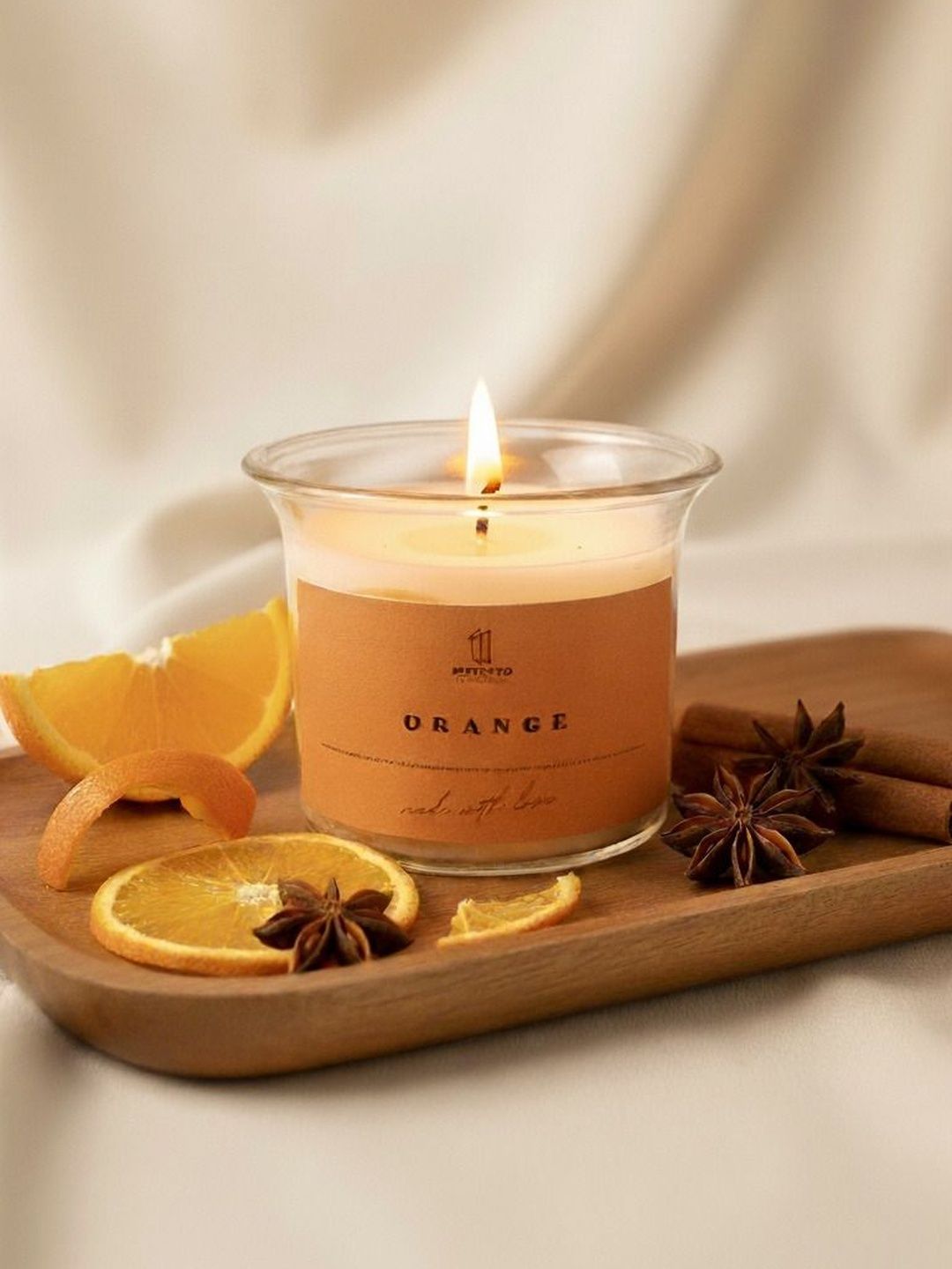 Eleven To Eleven Decor Orange & Orange 1 pieces Jar Candle-picture-17