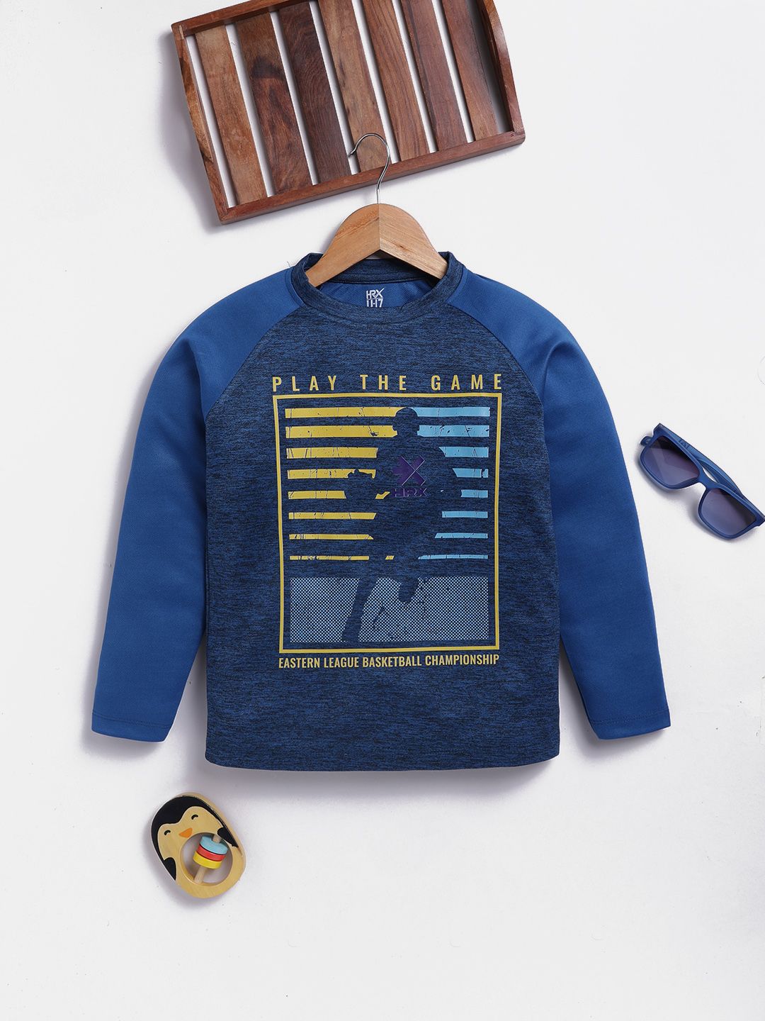 HRX by Hrithik Roshan Boys Printed Rapid-Dry Sports T-shirt-picture-22