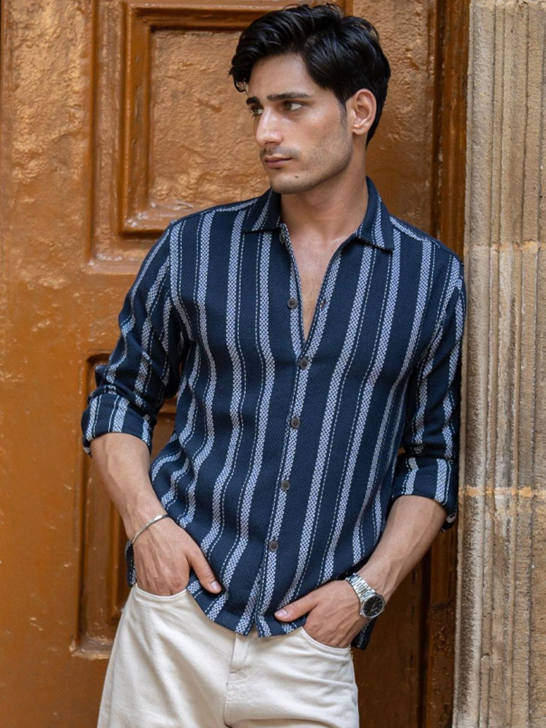 Powerlook Men Striped Casual Shirt-picture-33