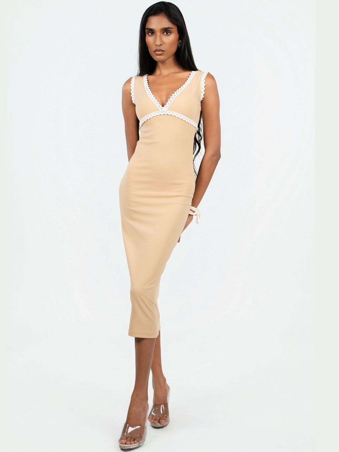 COLOR CAPITAL Sheath Midi Dress-picture-16