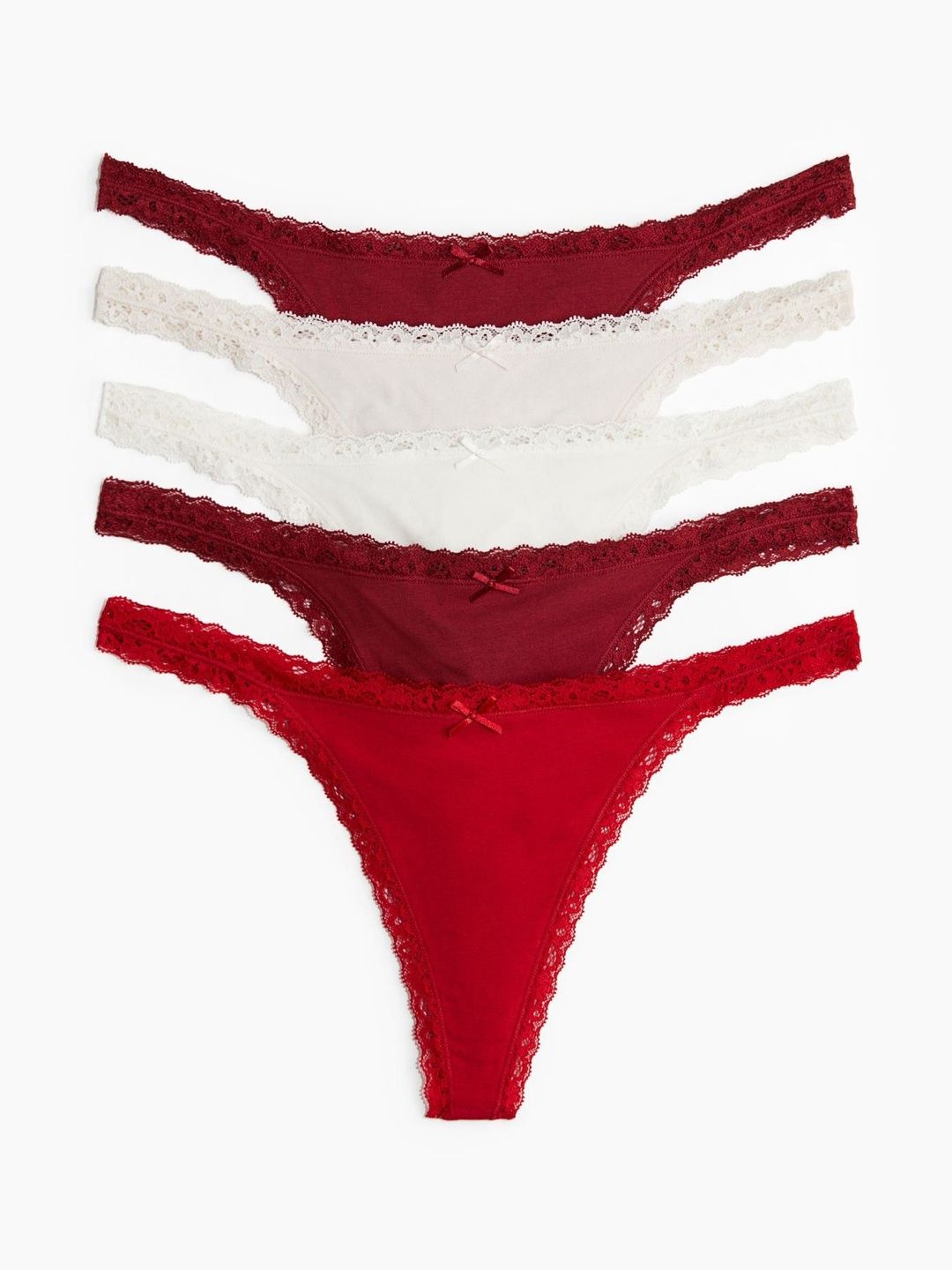 H&M 5-Pack Cotton Tanga Thong Briefs-picture-29