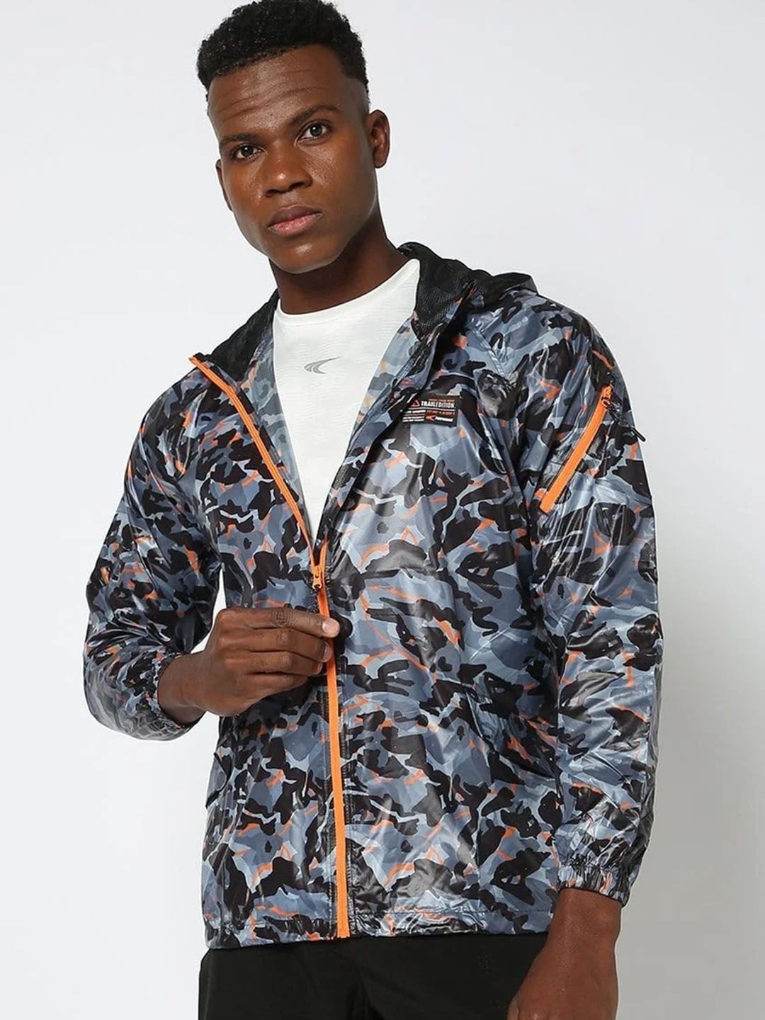 Performax Men Camouflage Lightweight Running Sporty Jacket-image-14