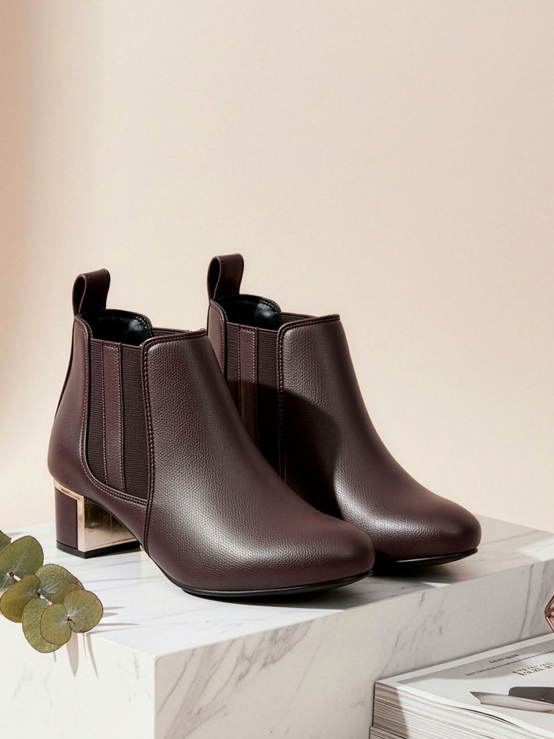 The Roadster Lifestyle Co. Women Block-Heeled Chelsea Boots-picture-58