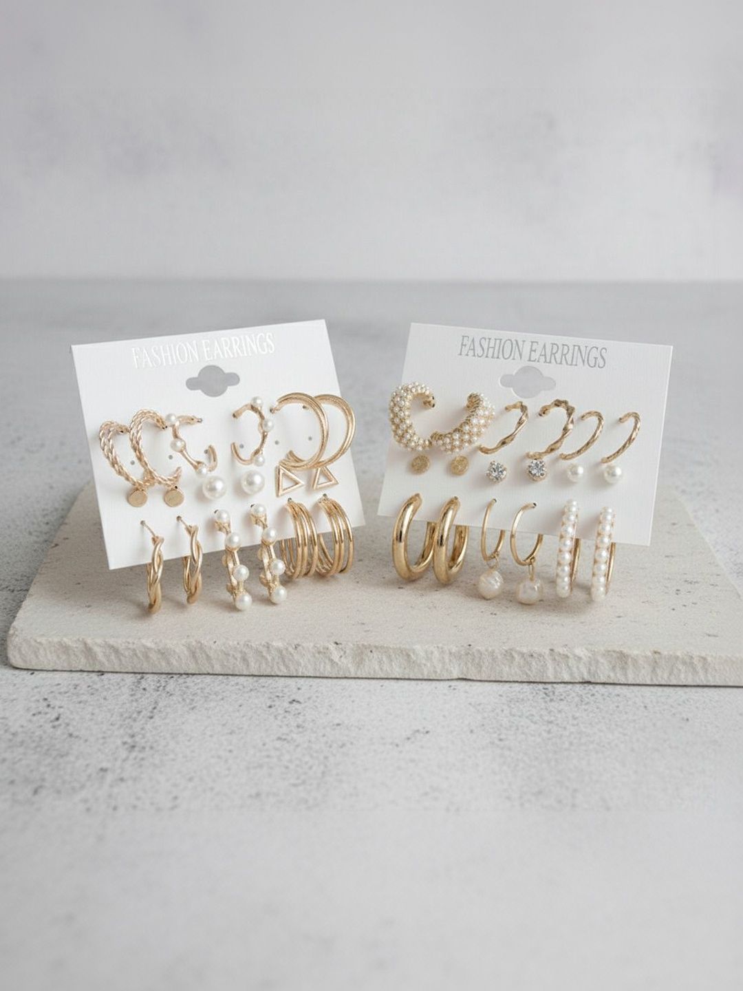 DressBerry Geometric Drop Earrings-picture-37