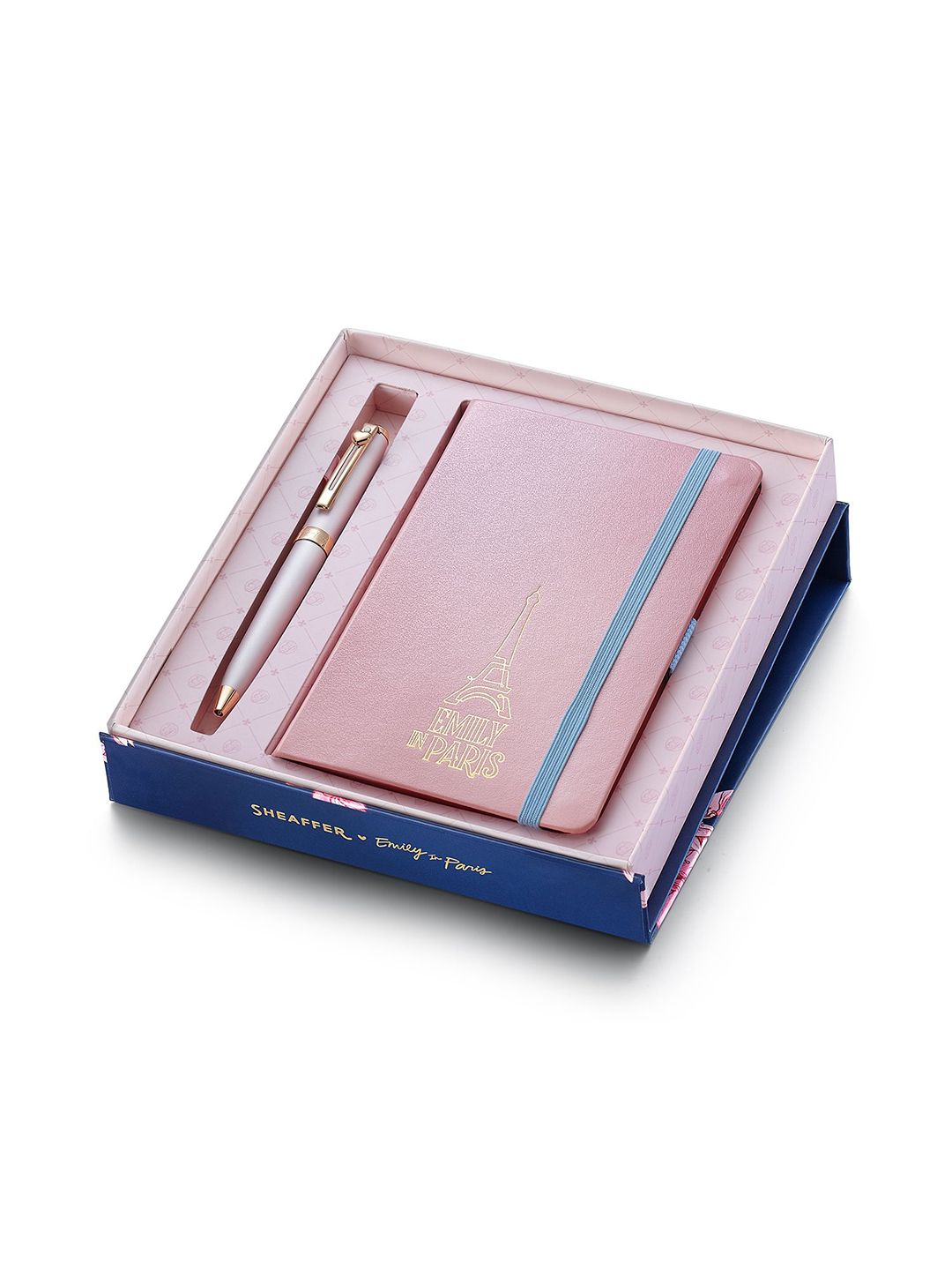 Sheaffer Emily In Paris Prelude Mini 9810 Pink Ball Pen & Small Notebook Gift Set-picture-18