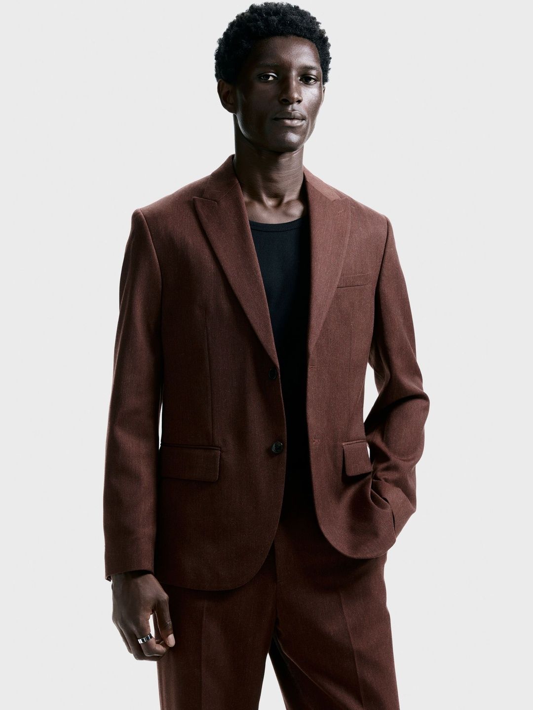 H&M Regular Fit Single-Breasted Jacket-image-8