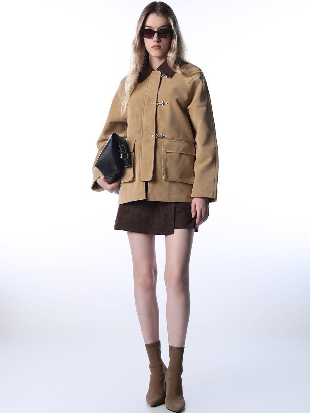 ONLY Women Suede Leather Jacket-picture-10