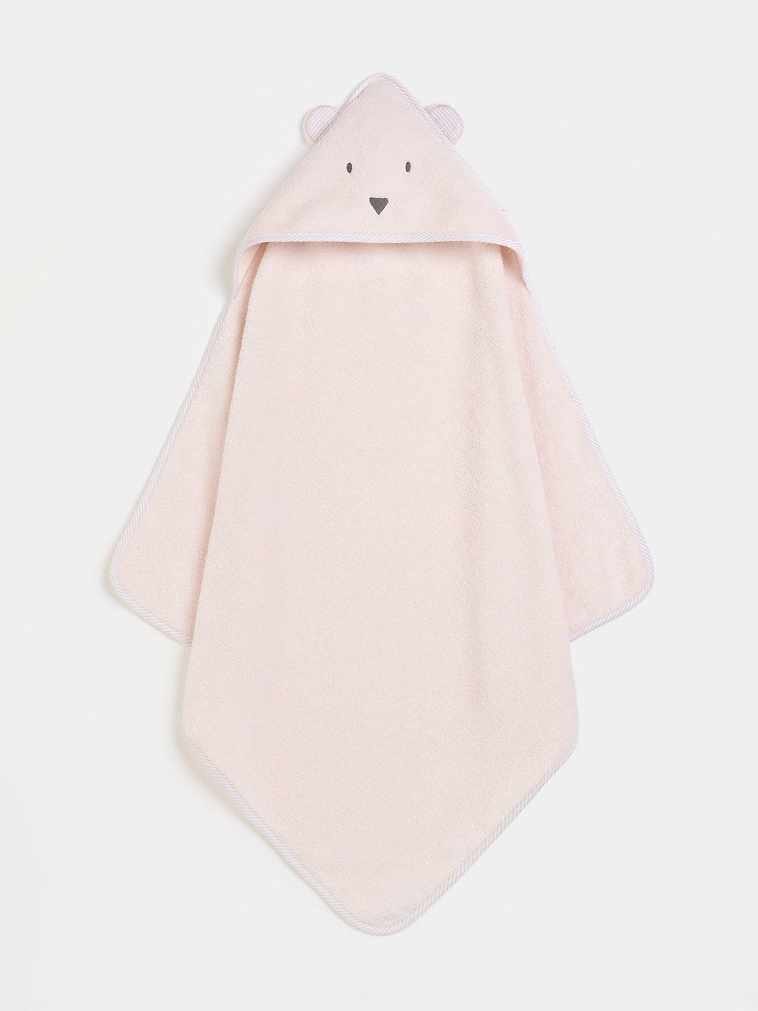mothercare Kids 1 Solid Pure Cotton Cuddle and Dry Hooded Baby Bath Towel-picture-20