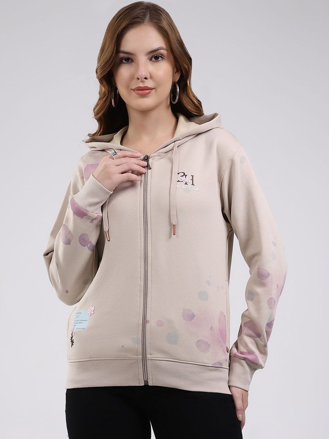 Monte Carlo Women Printed Hooded Sweatshirt-picture-47
