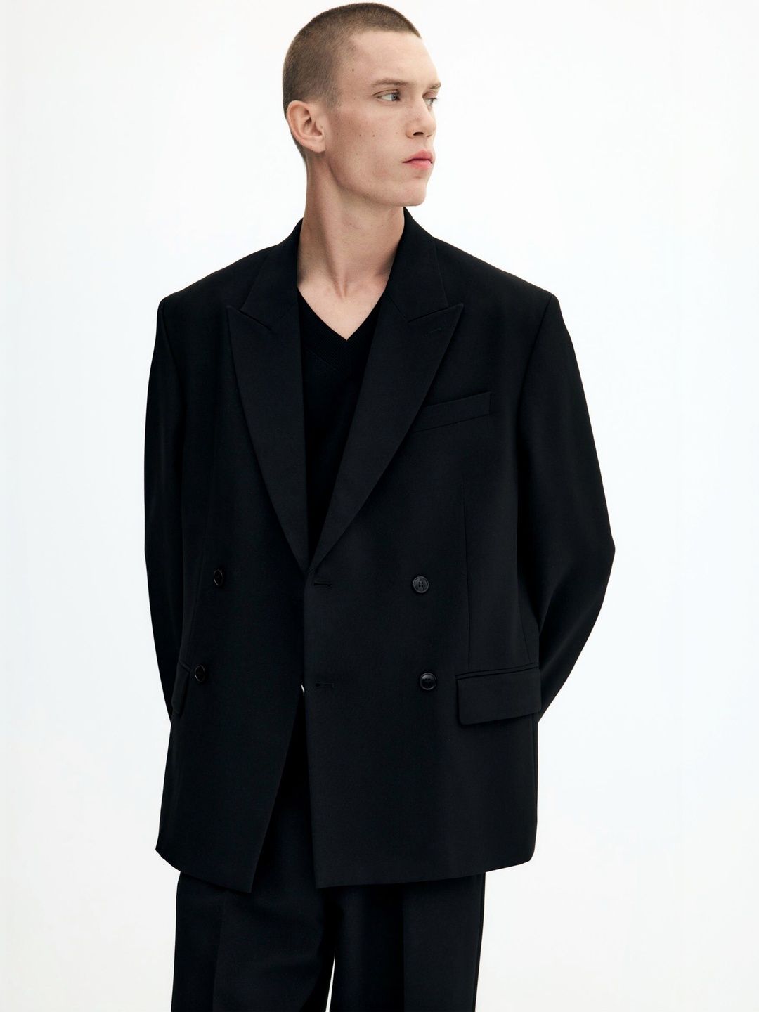 H&M Relaxed Fit Double-Breasted Jacket-picture-23