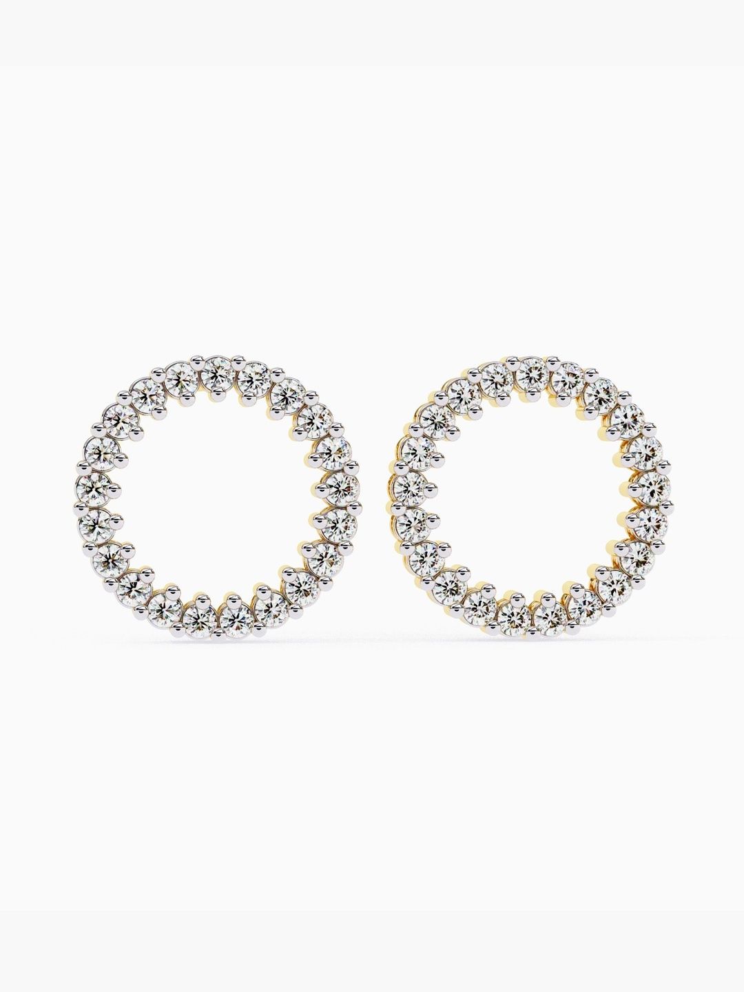 Valanova Sterling Silver Plated With Yellow Gold & Certified Lab Grown Diamond 0.40cts Vse0018-picture-11
