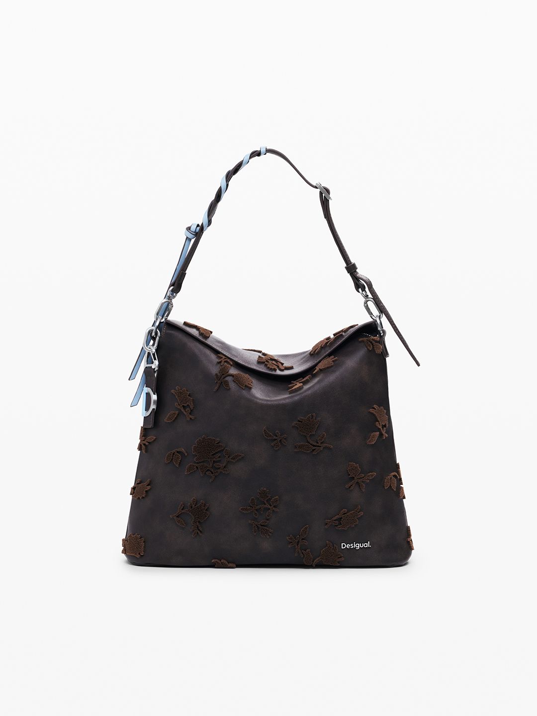 Desigual Women Floral Applique Backpack with Handle-picture-14