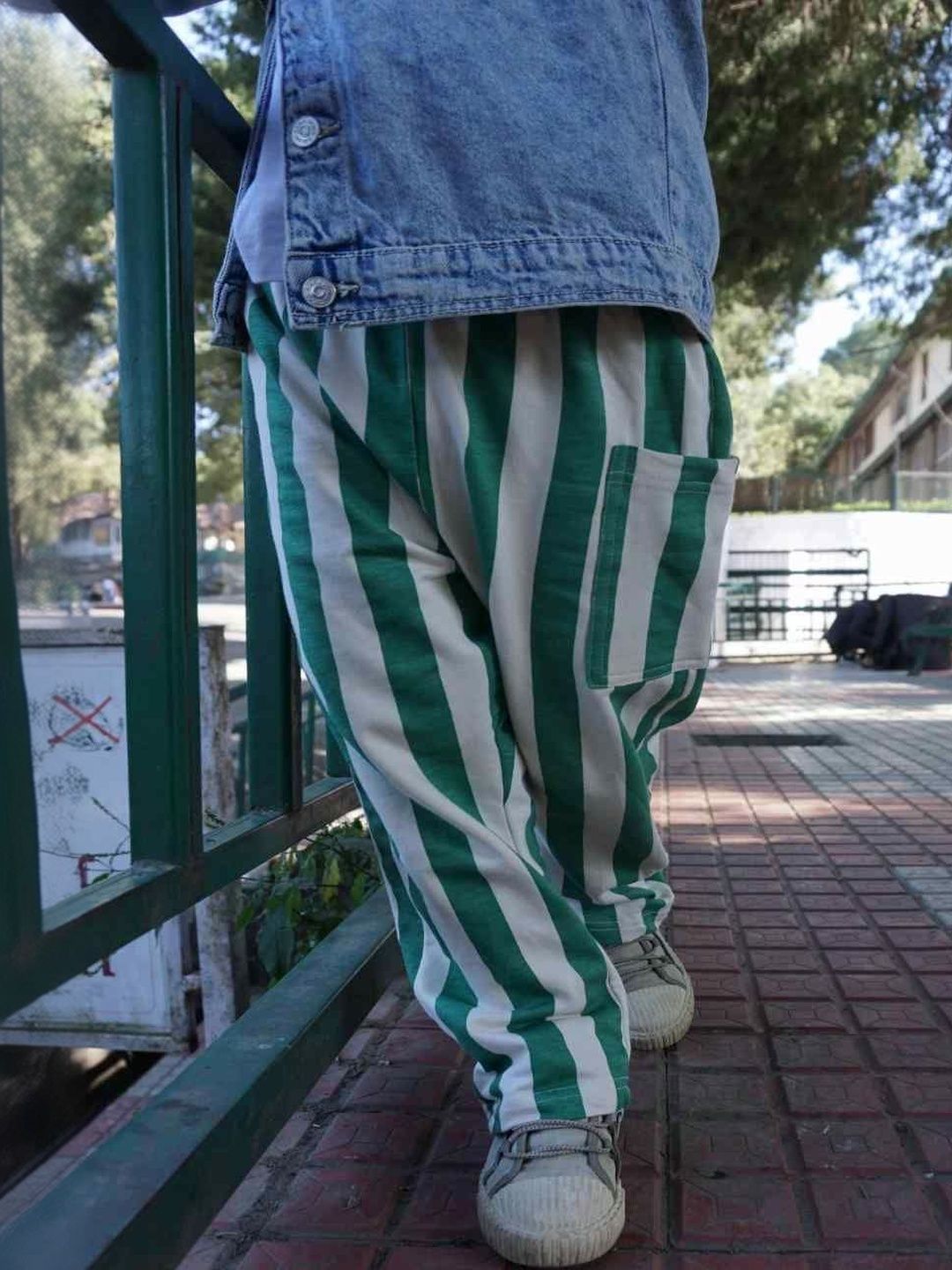 Gozi Kids Striped Mid-Rise Lounge Pants-picture-50