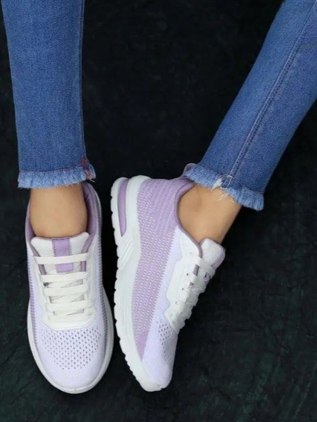 COOPERWINGS Women Mesh Running Non-Marking Shoes-picture-36